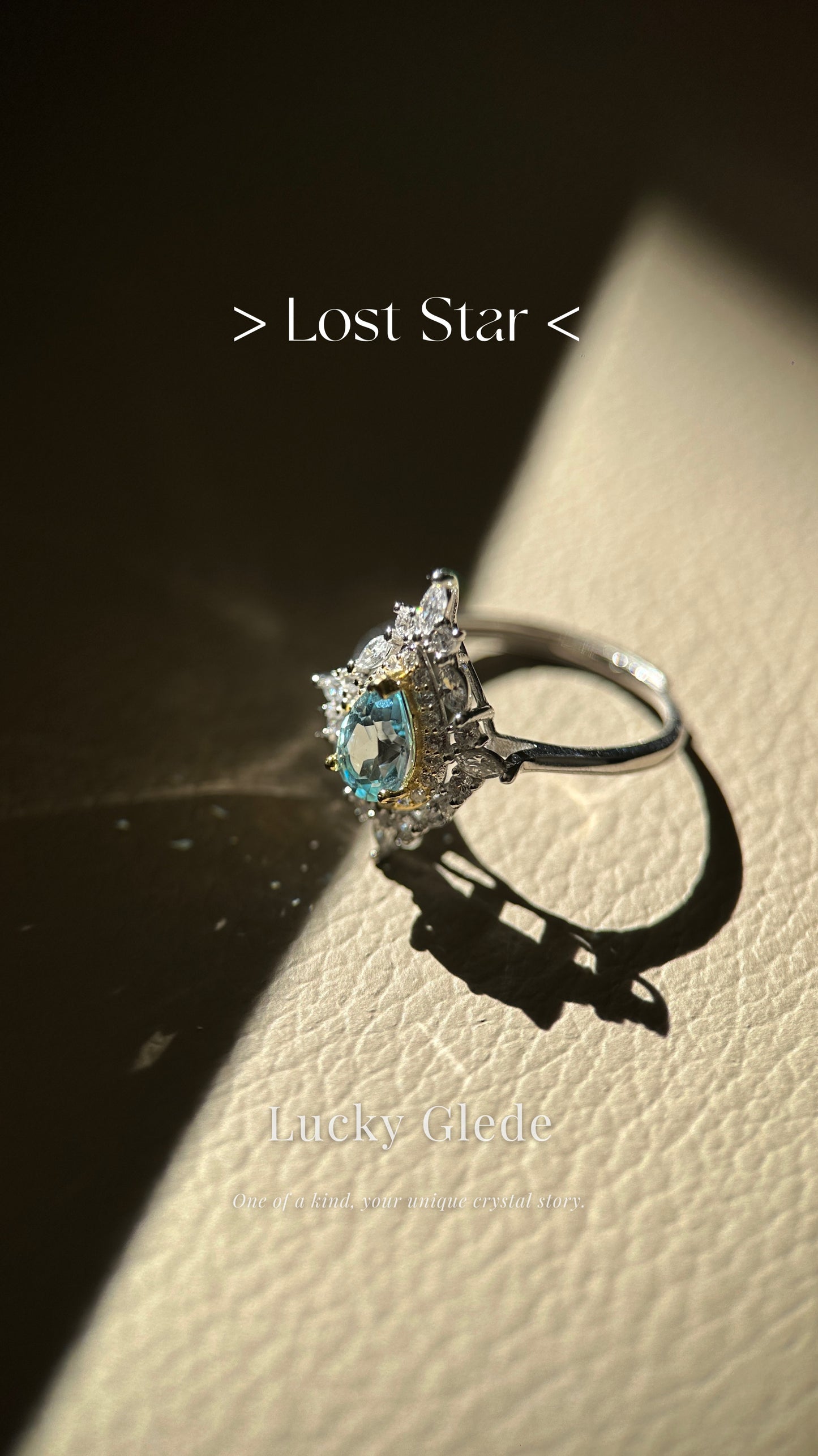 Celestial Star Blue Topaz S925 Ring
