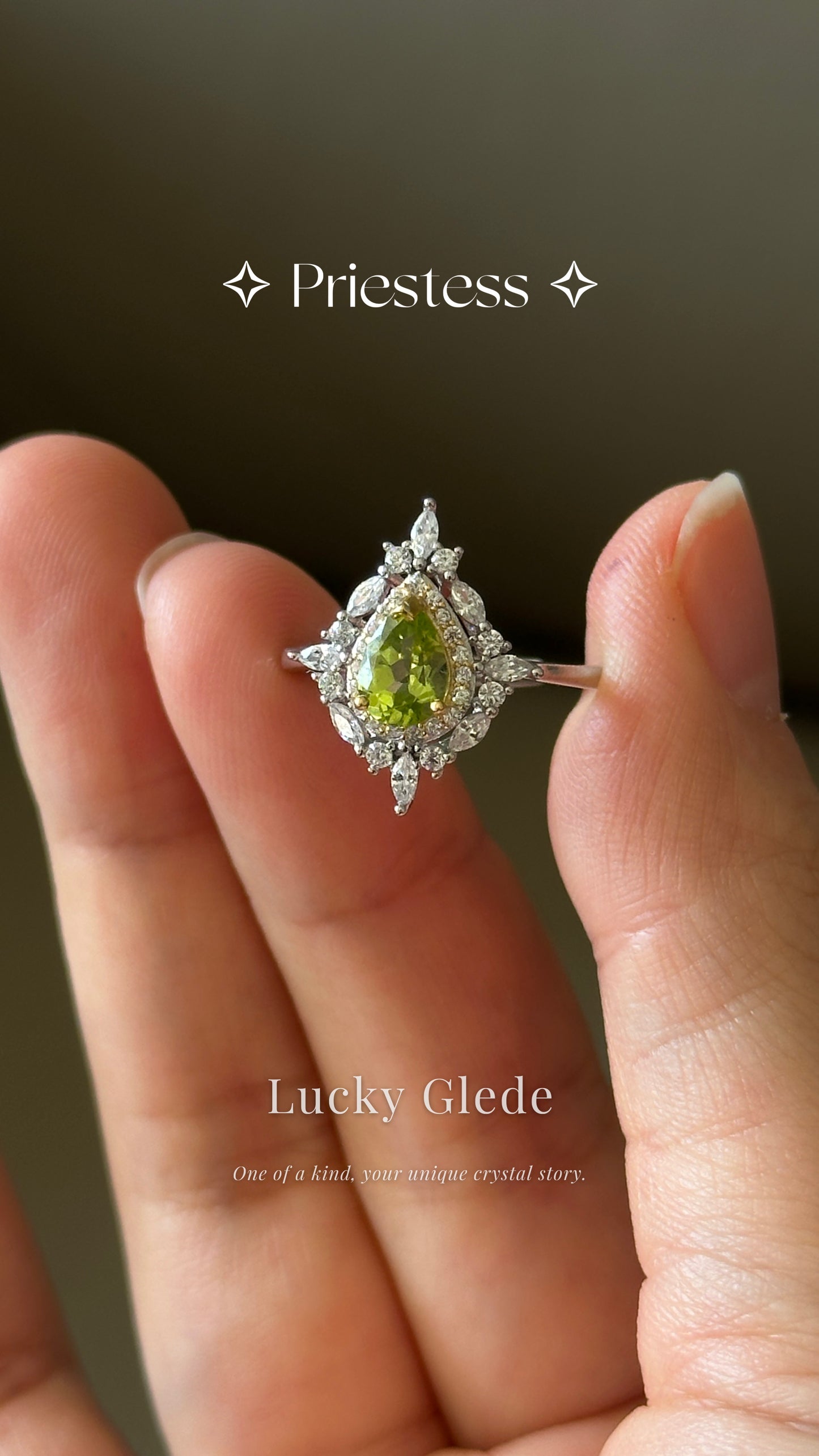 Celestial Star Peridot S925 Ring