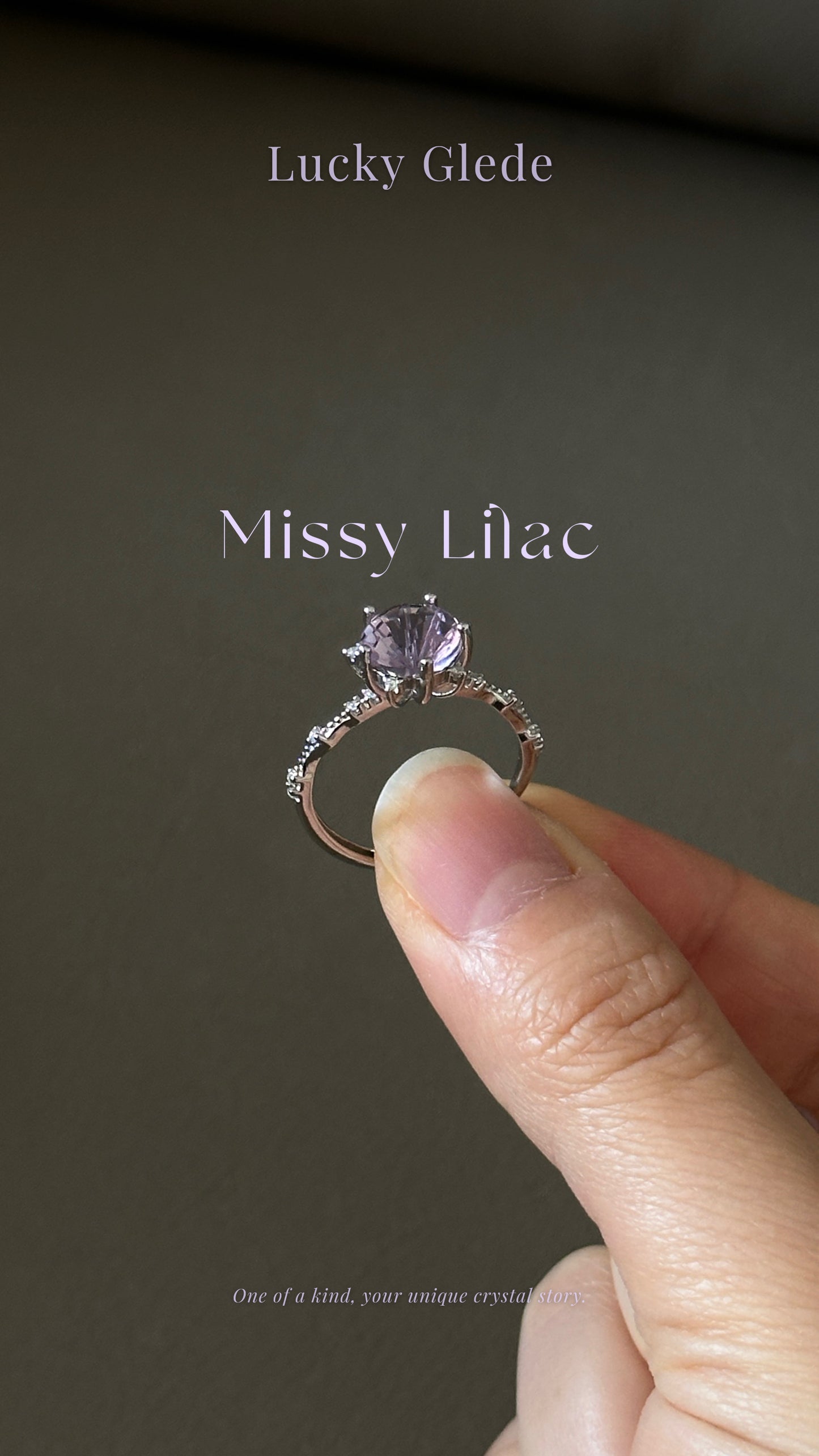 Fireworks Flash Amethyst S925 Ring