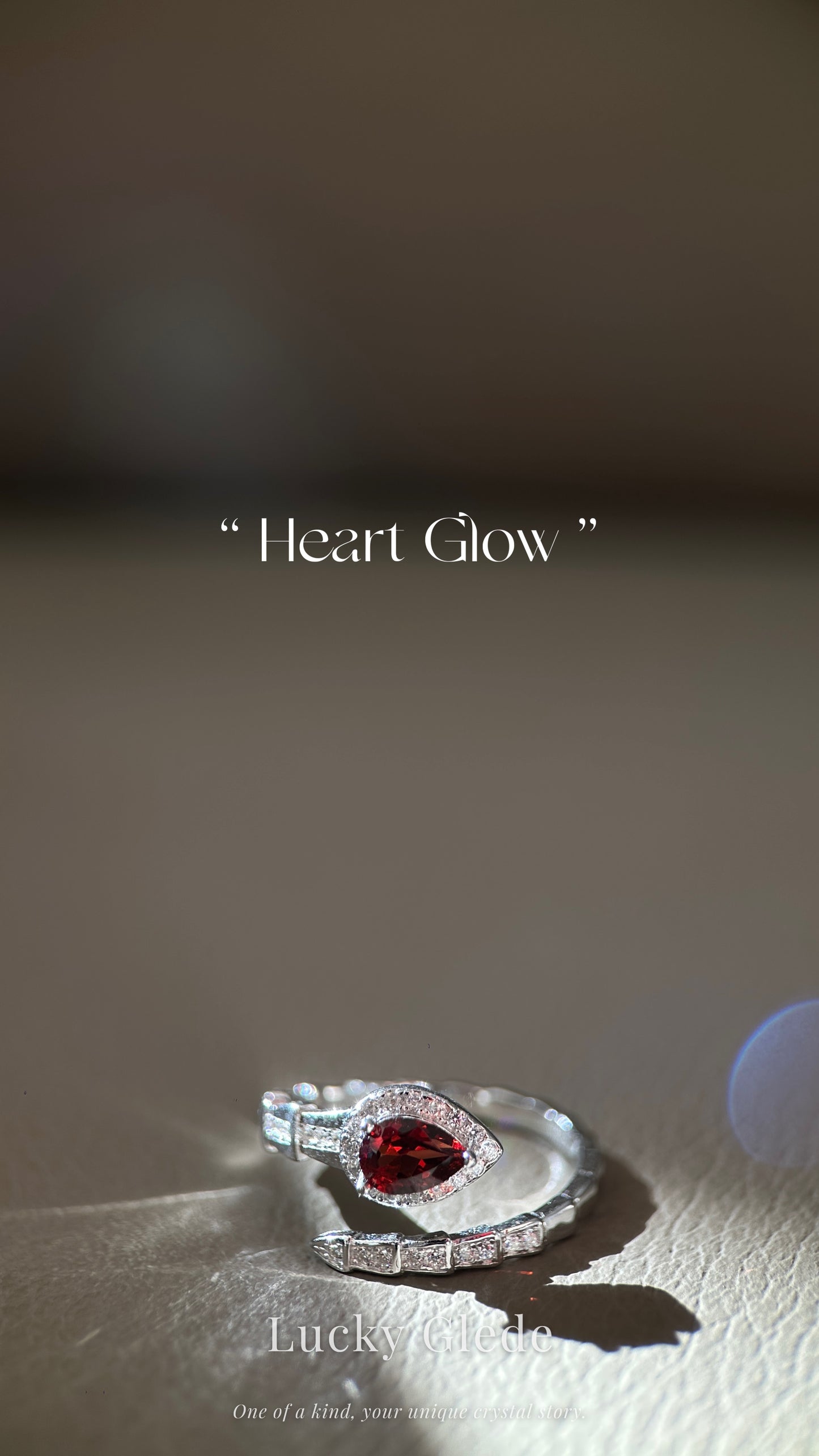 Serpent's Wisdom Garnet S925 Ring
