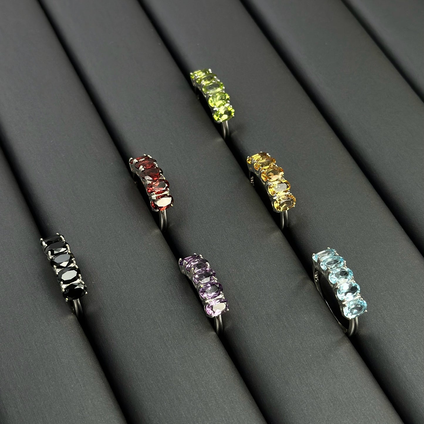 Trendsetter Black Spinel S925 Ring