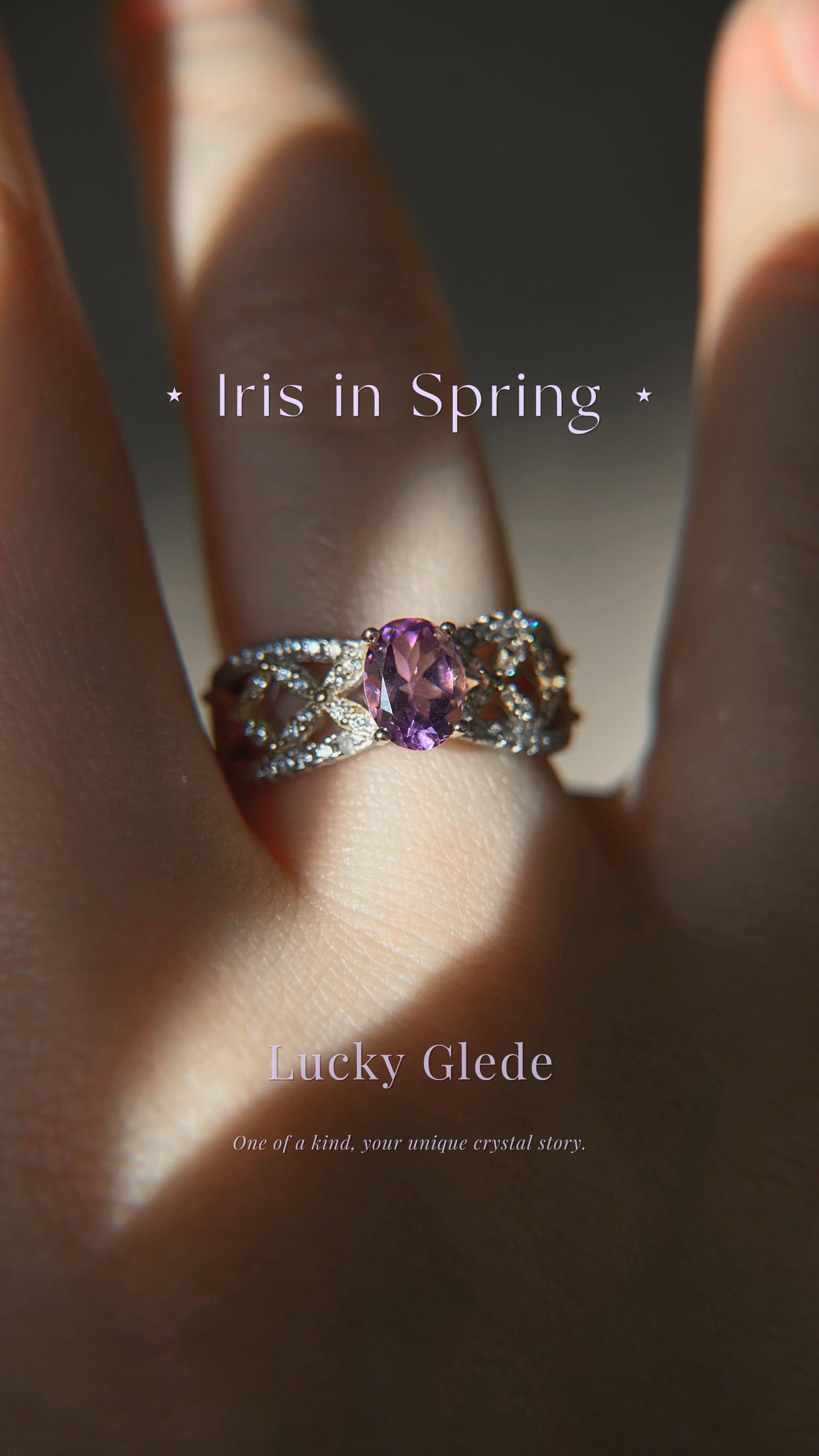 Cosmic Dance Amethyst S925 Ring