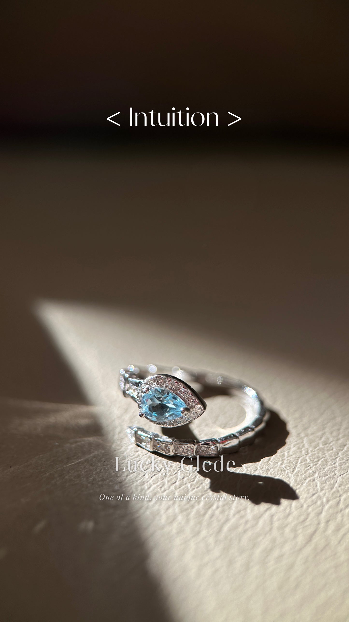 Serpent's Wisdom Blue Topaz S925 Ring