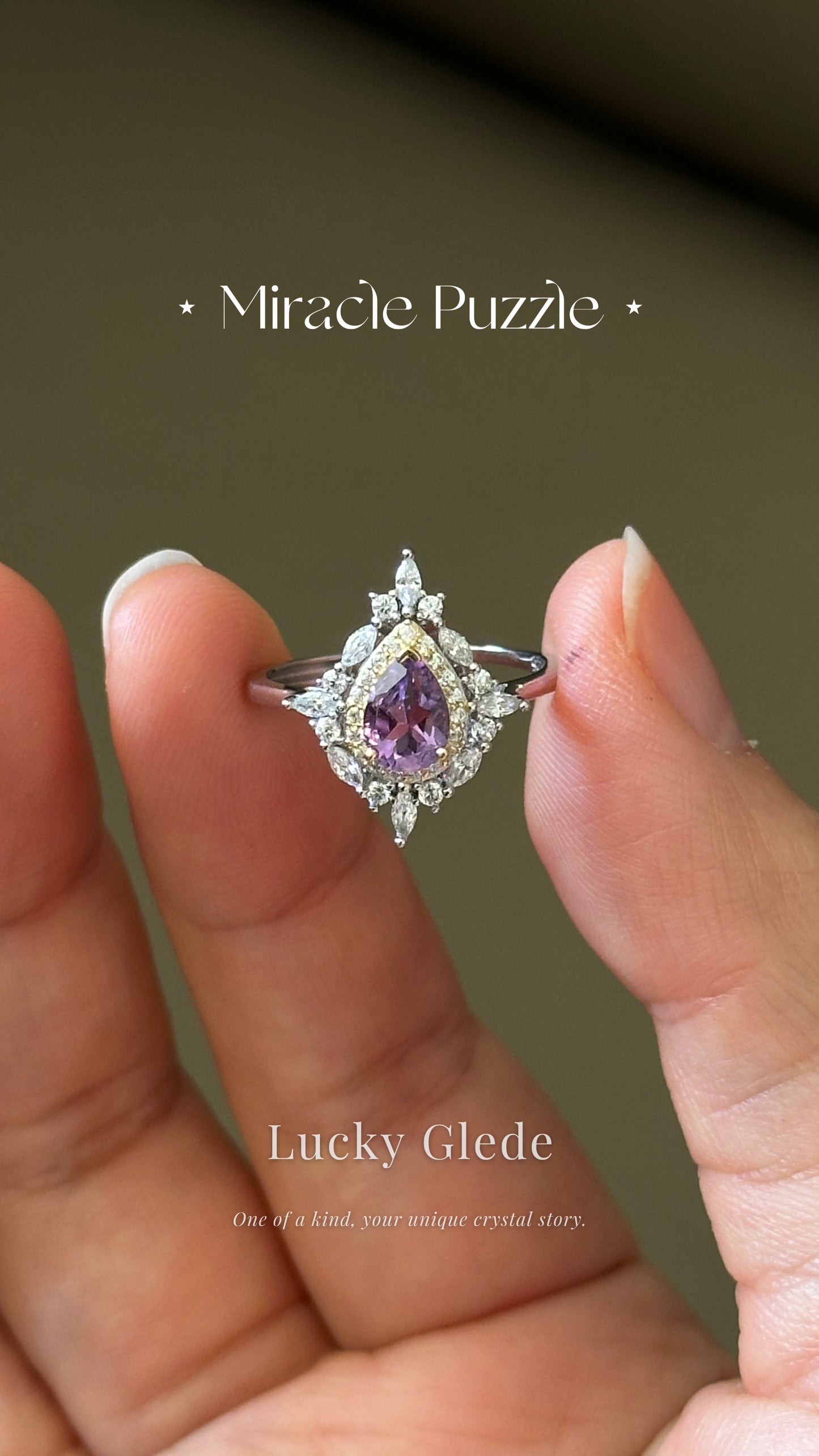 Celestial Star Amethyst S925 Ring