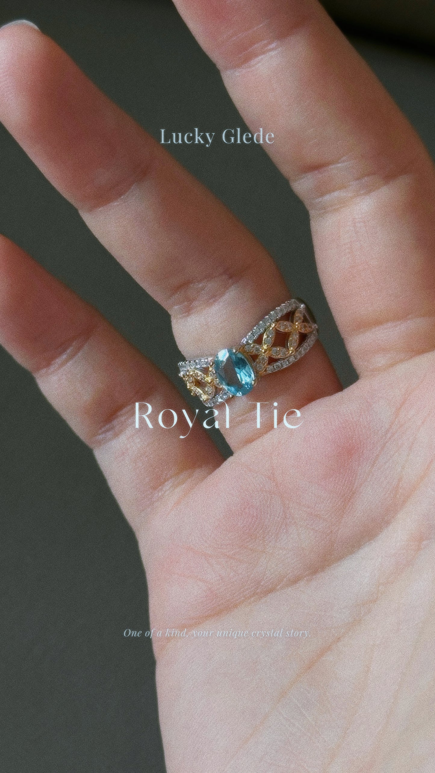 Cosmic Dance Blue Topaz S925 Ring