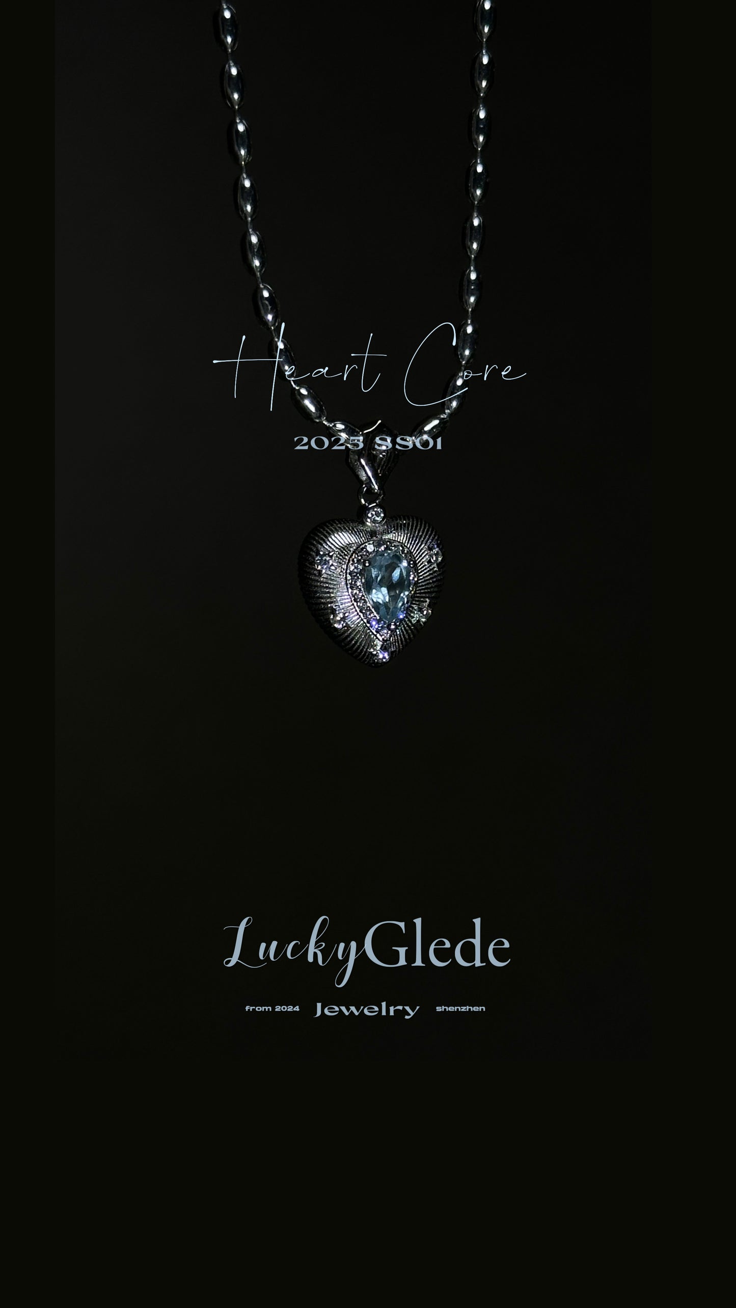 Heart Core Silver Pendant