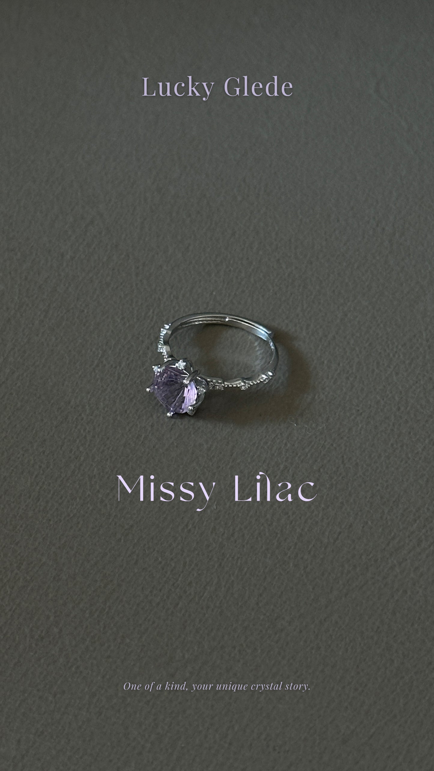 Fireworks Flash Amethyst S925 Ring
