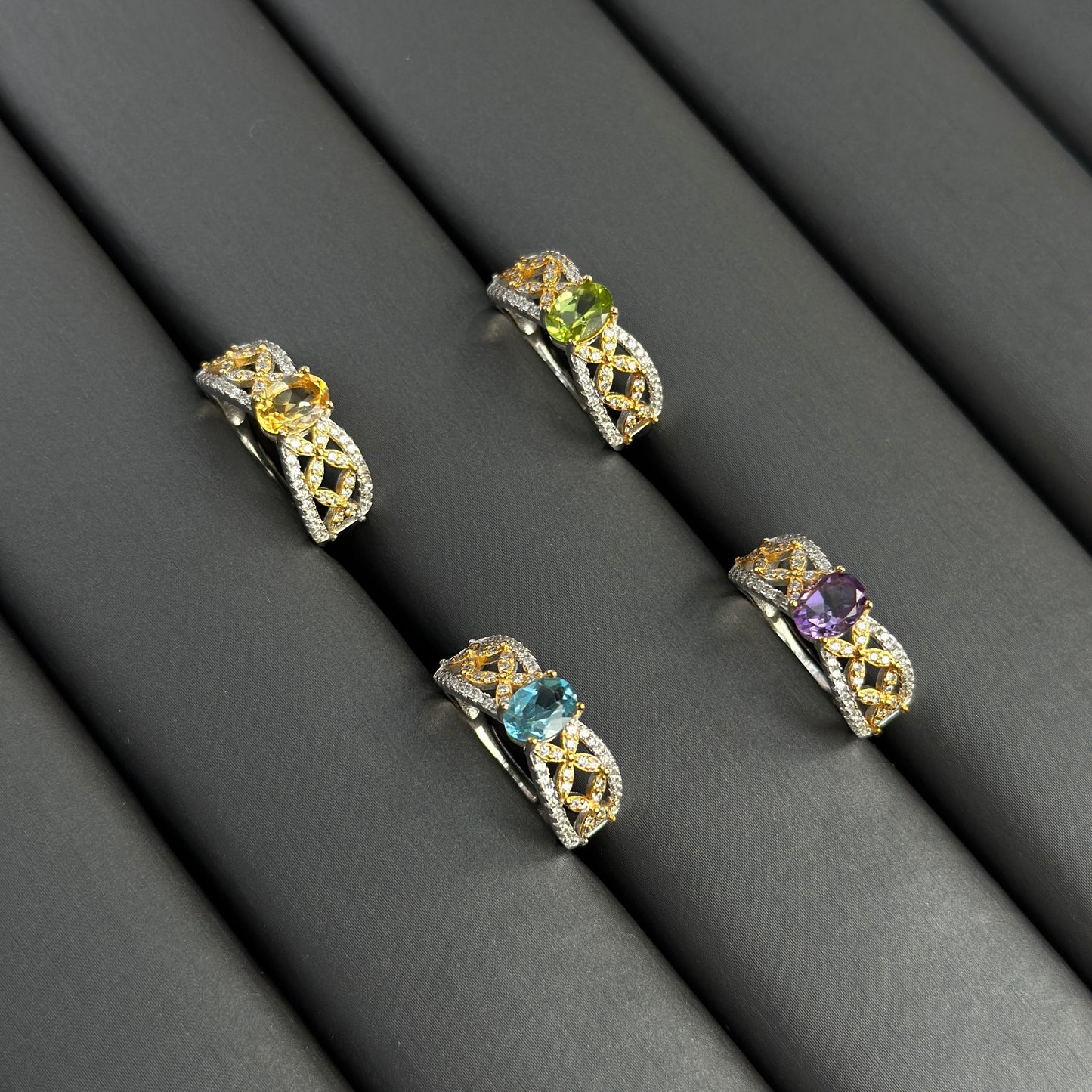 Cosmic Dance Citrine S925 Ring