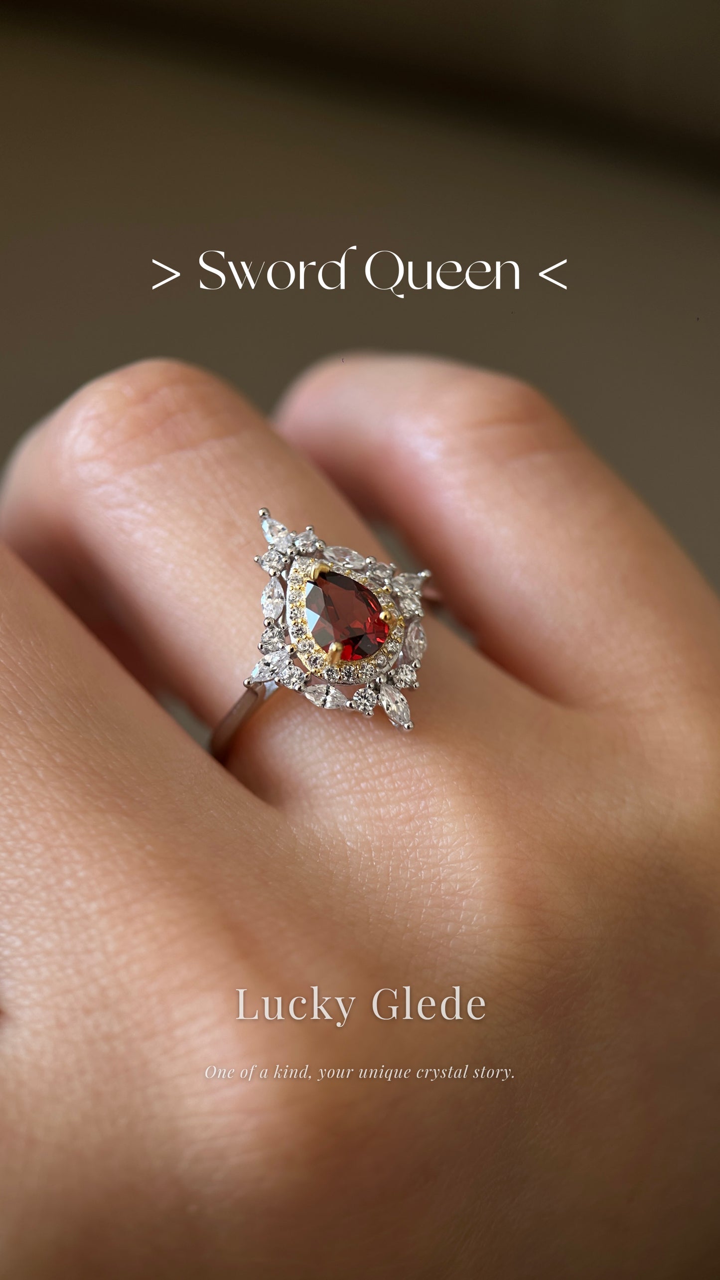 Celestial Star Garnet S925 Ring