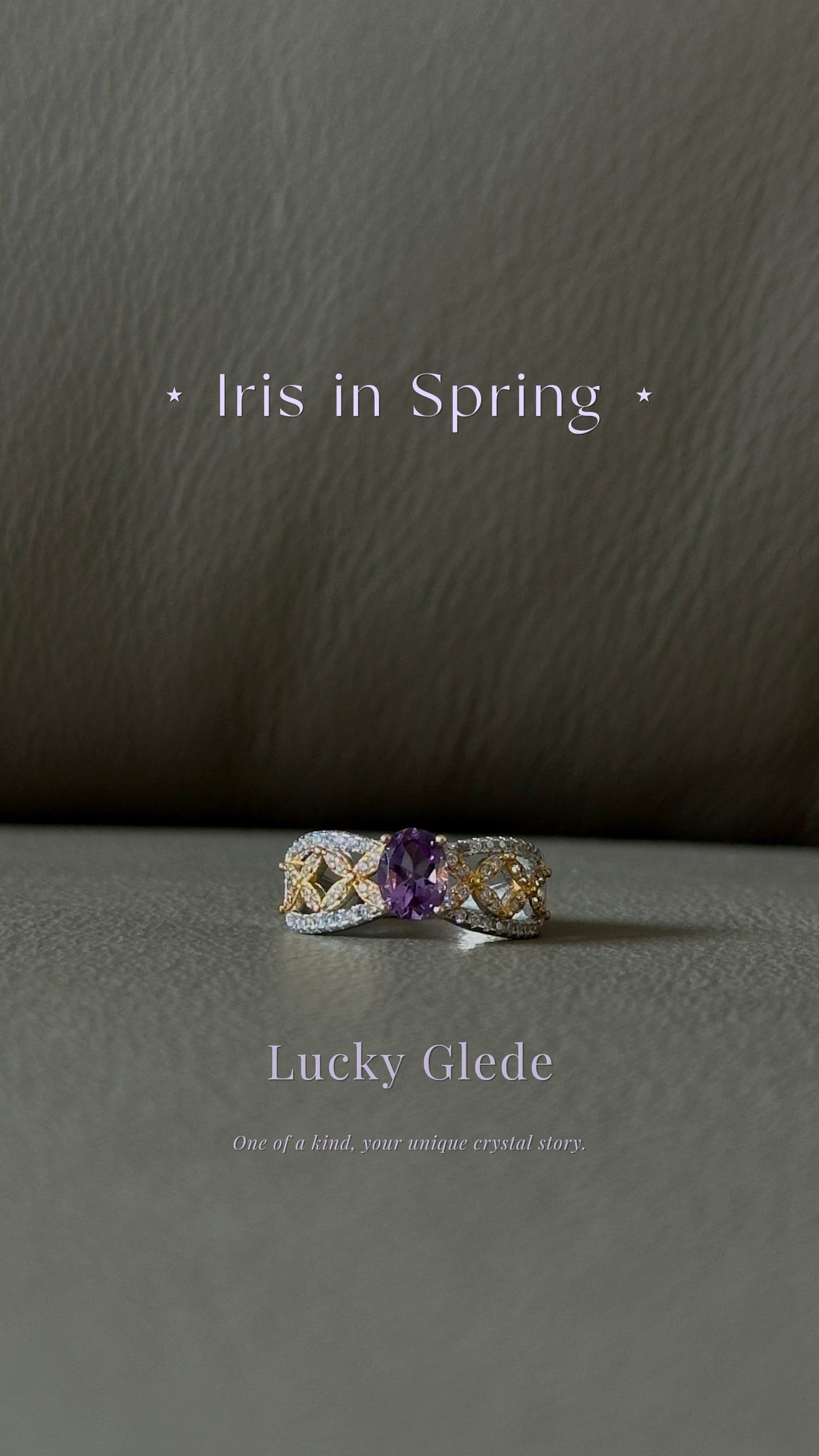 Cosmic Dance Amethyst S925 Ring