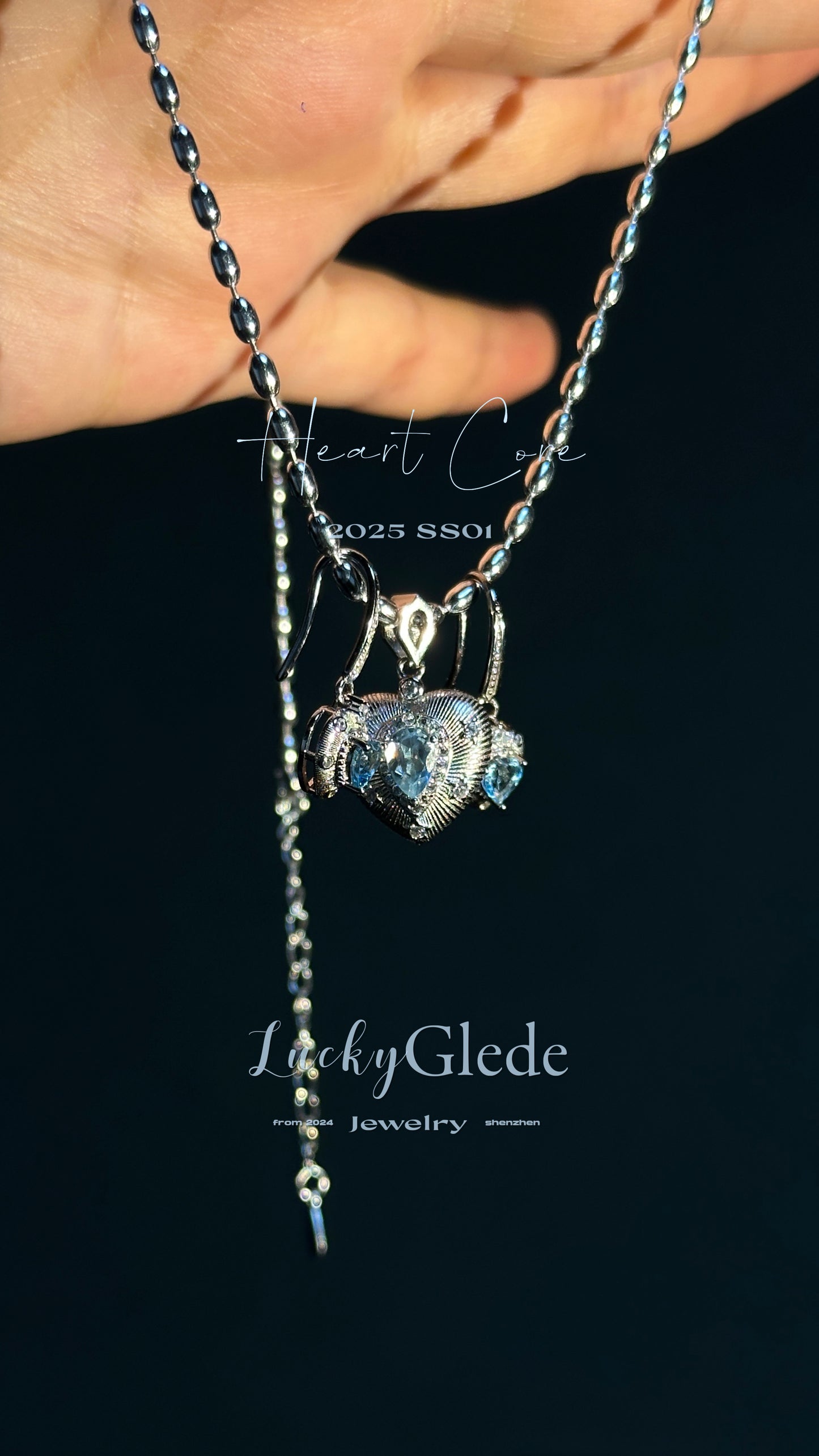 Heart Core Silver Pendant