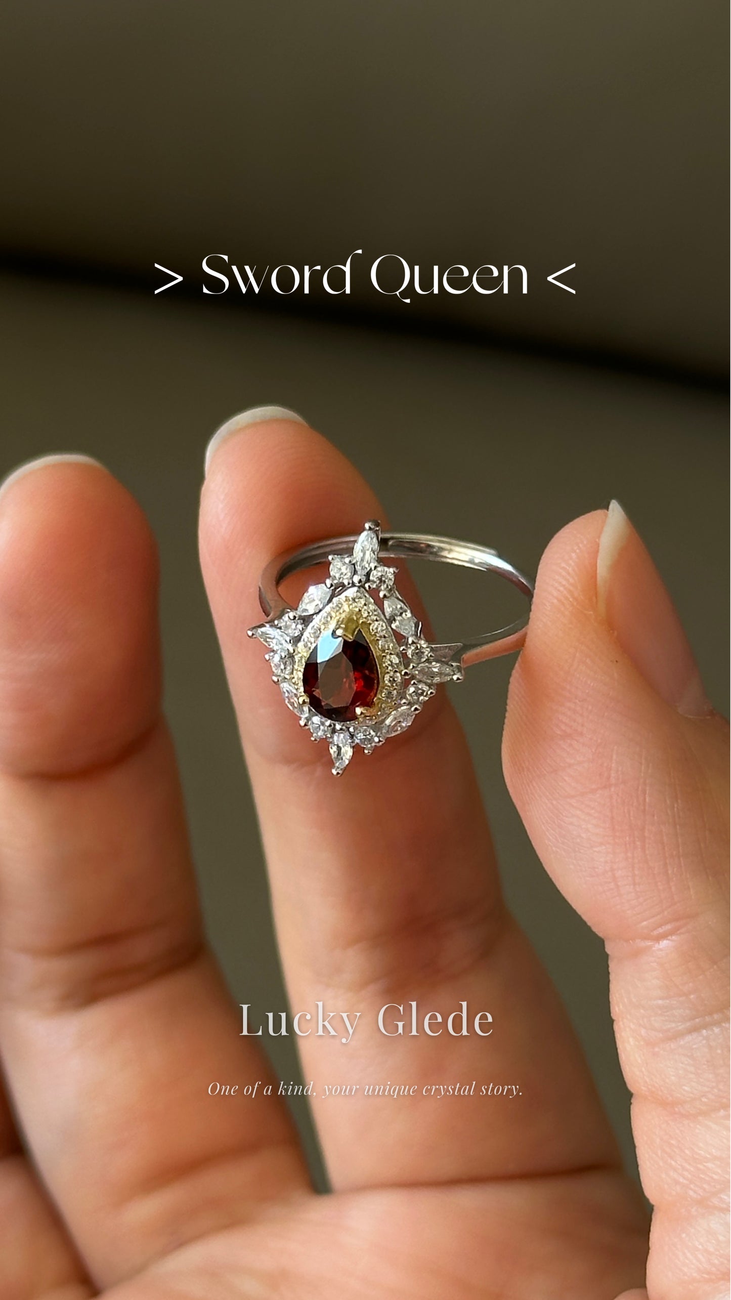 Celestial Star Garnet S925 Ring
