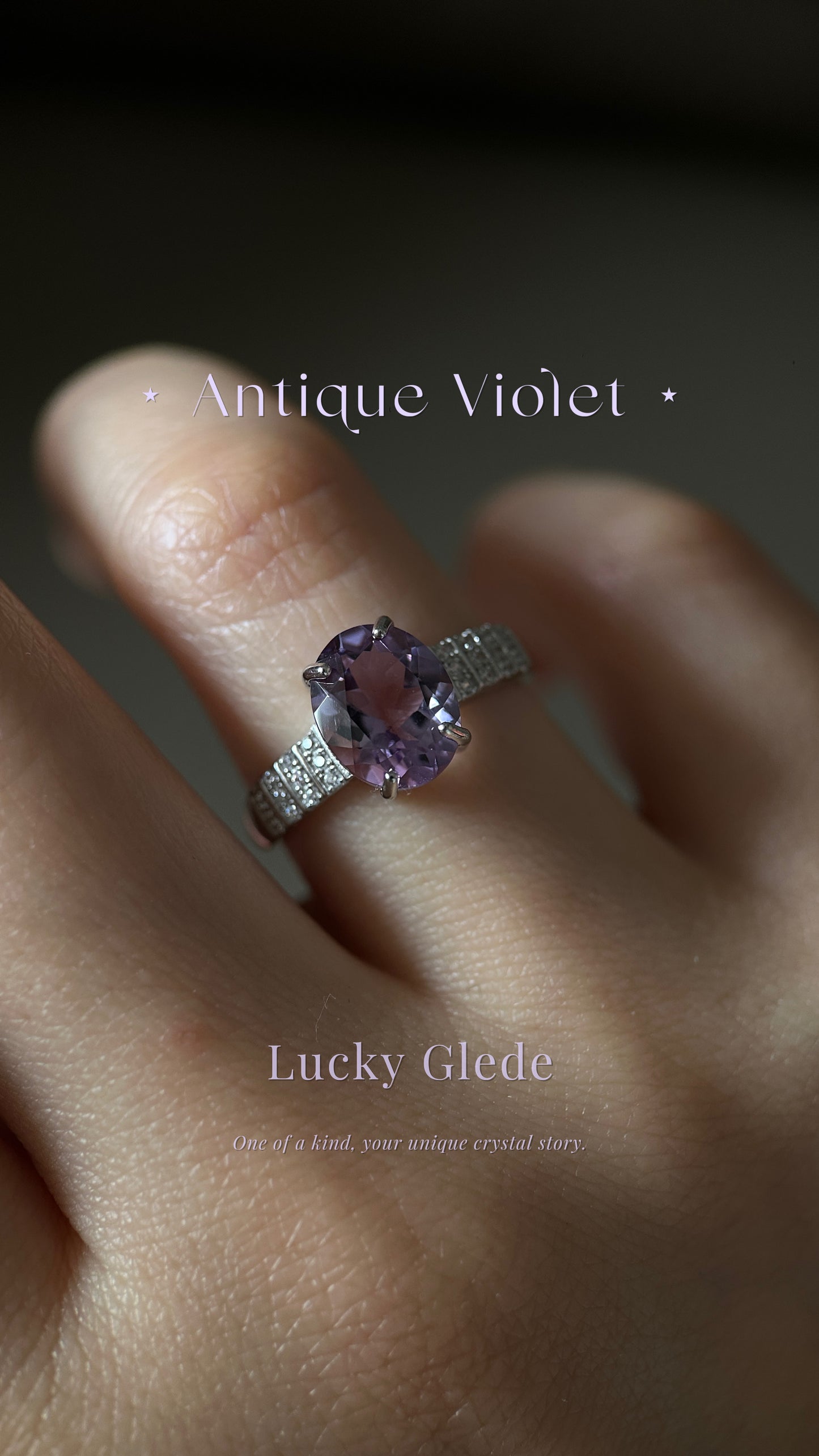 Eternal Knot Amethyst S925 Ring