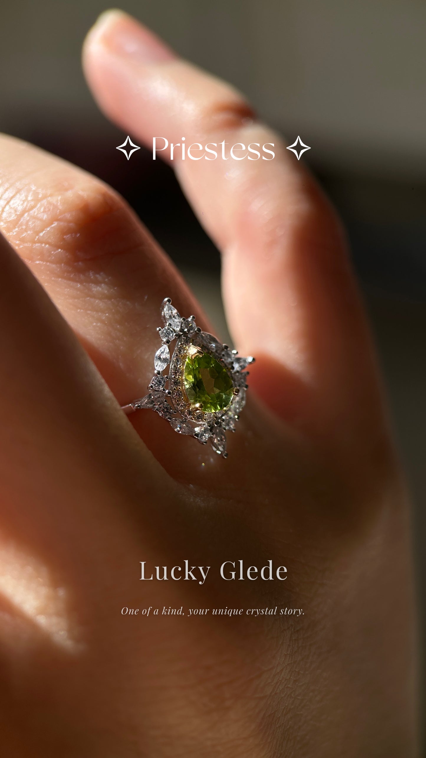 Celestial Star Peridot S925 Ring