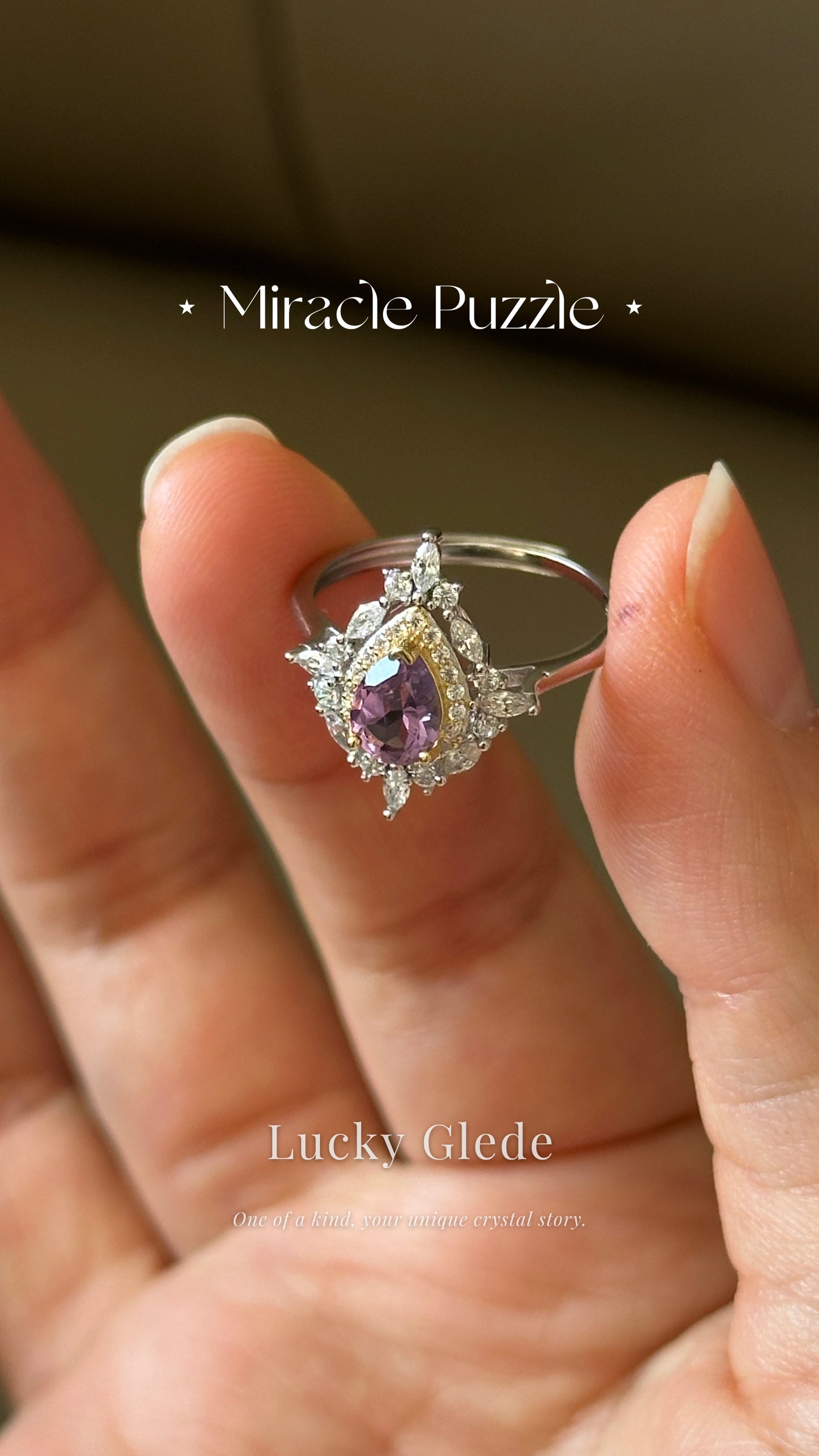 Celestial Star Amethyst S925 Ring