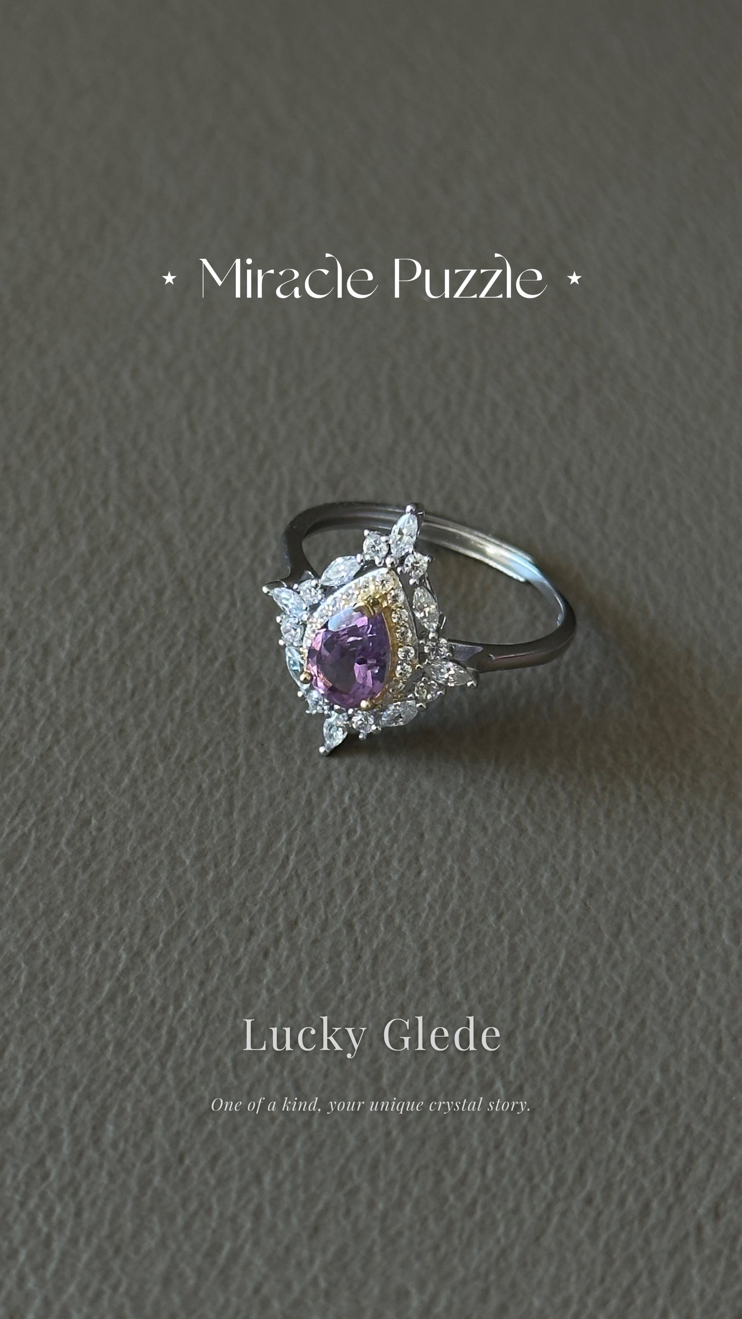 Celestial Star Amethyst S925 Ring