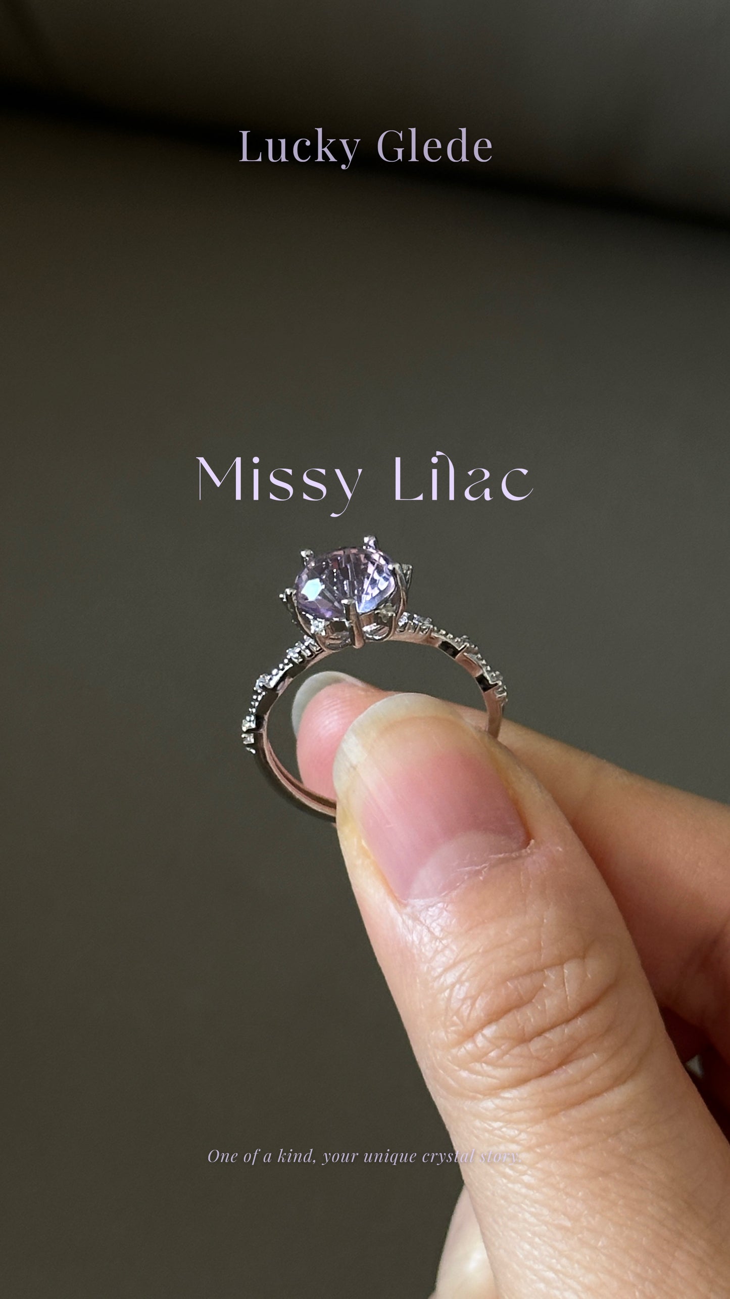 Fireworks Flash Amethyst S925 Ring