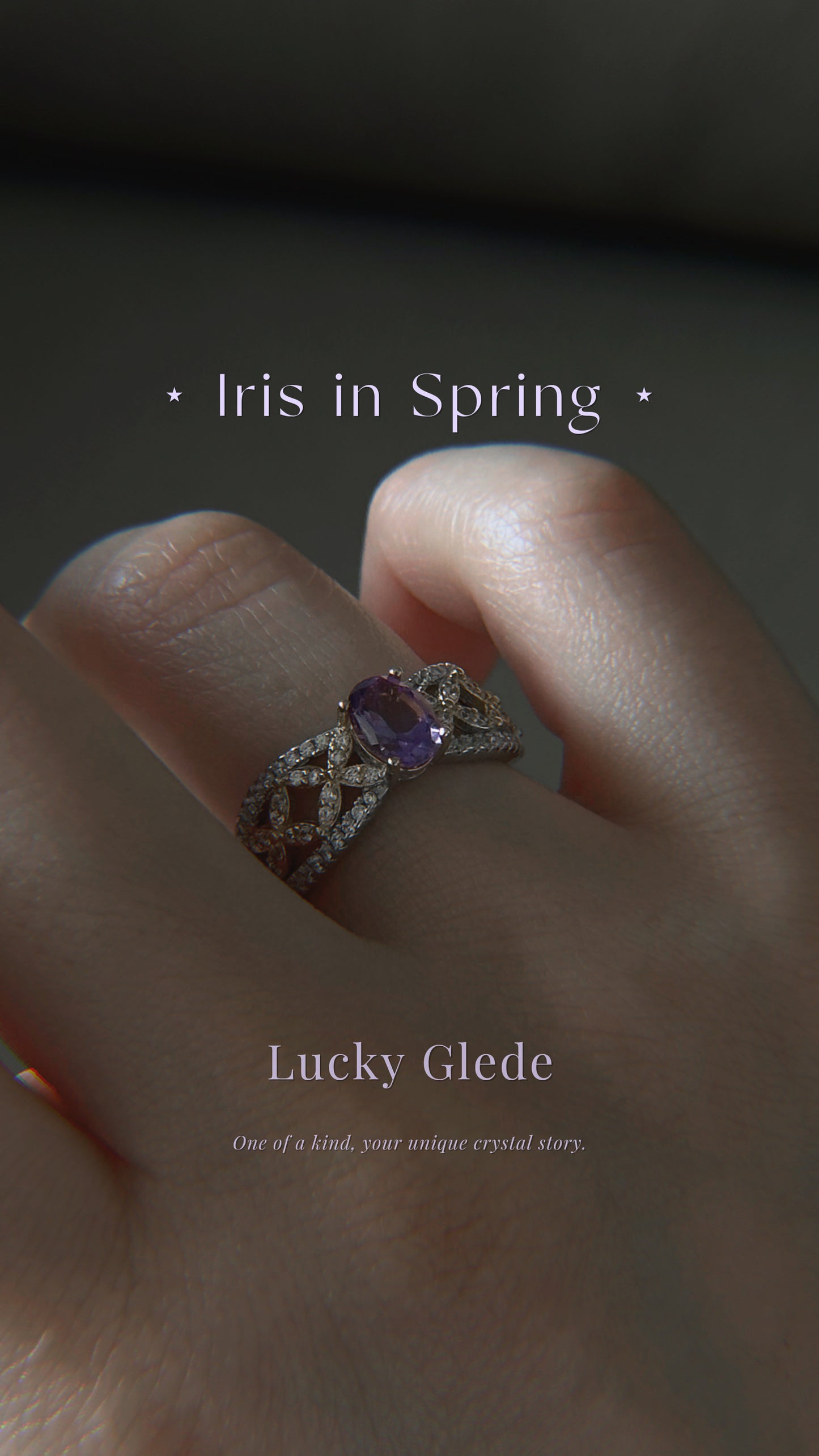 Cosmic Dance Amethyst S925 Ring