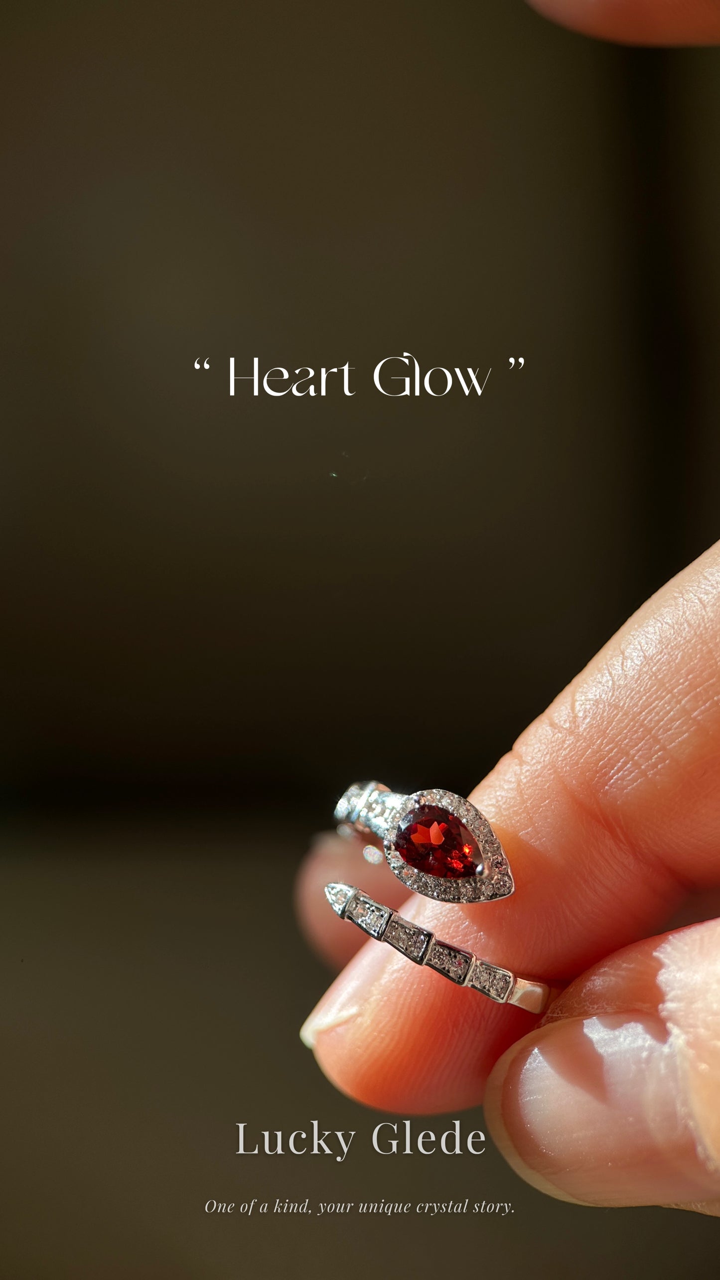 Serpent's Wisdom Garnet S925 Ring