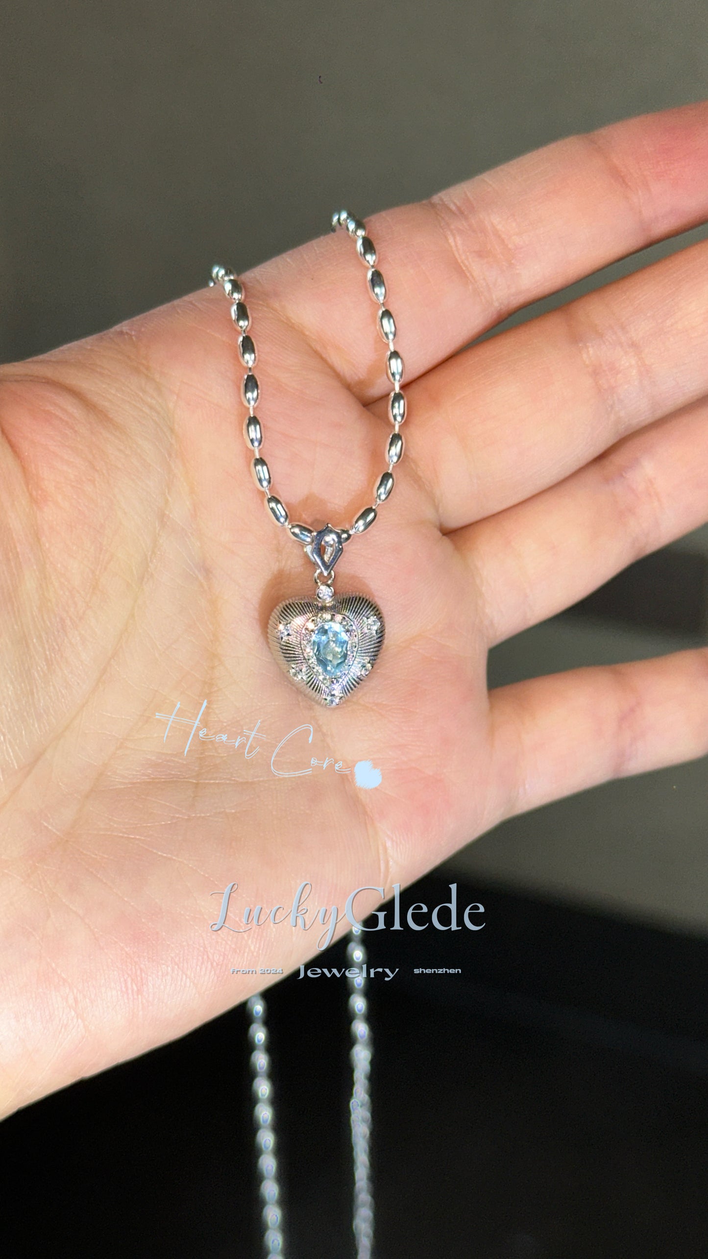 Heart Core Silver Pendant