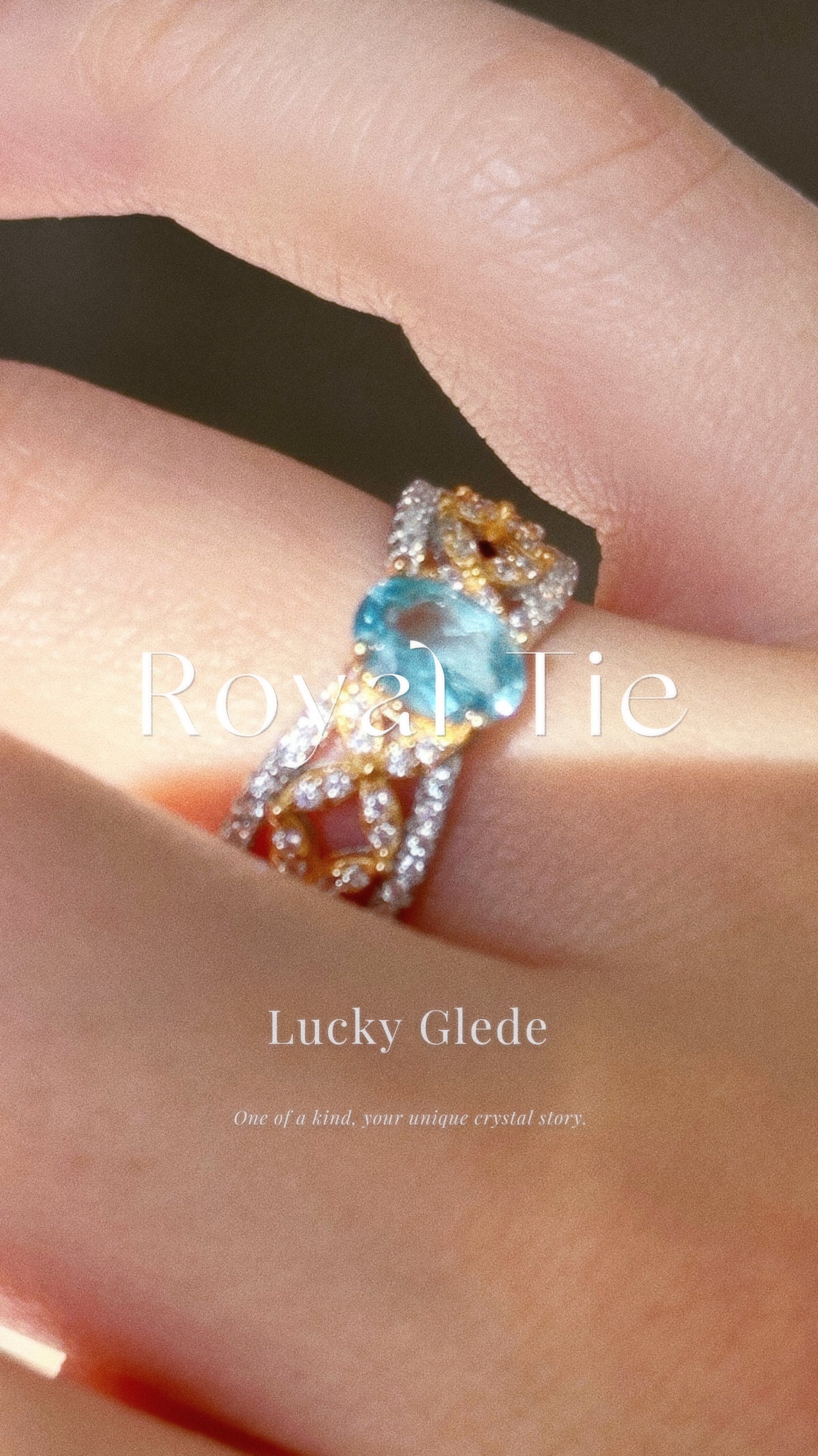 Cosmic Dance Blue Topaz S925 Ring