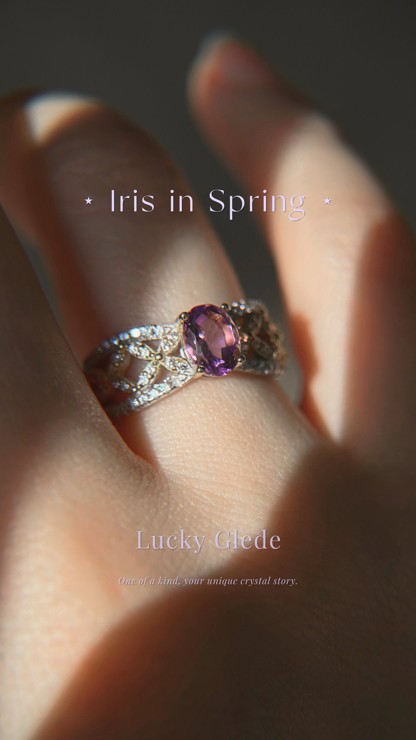 Cosmic Dance Amethyst S925 Ring
