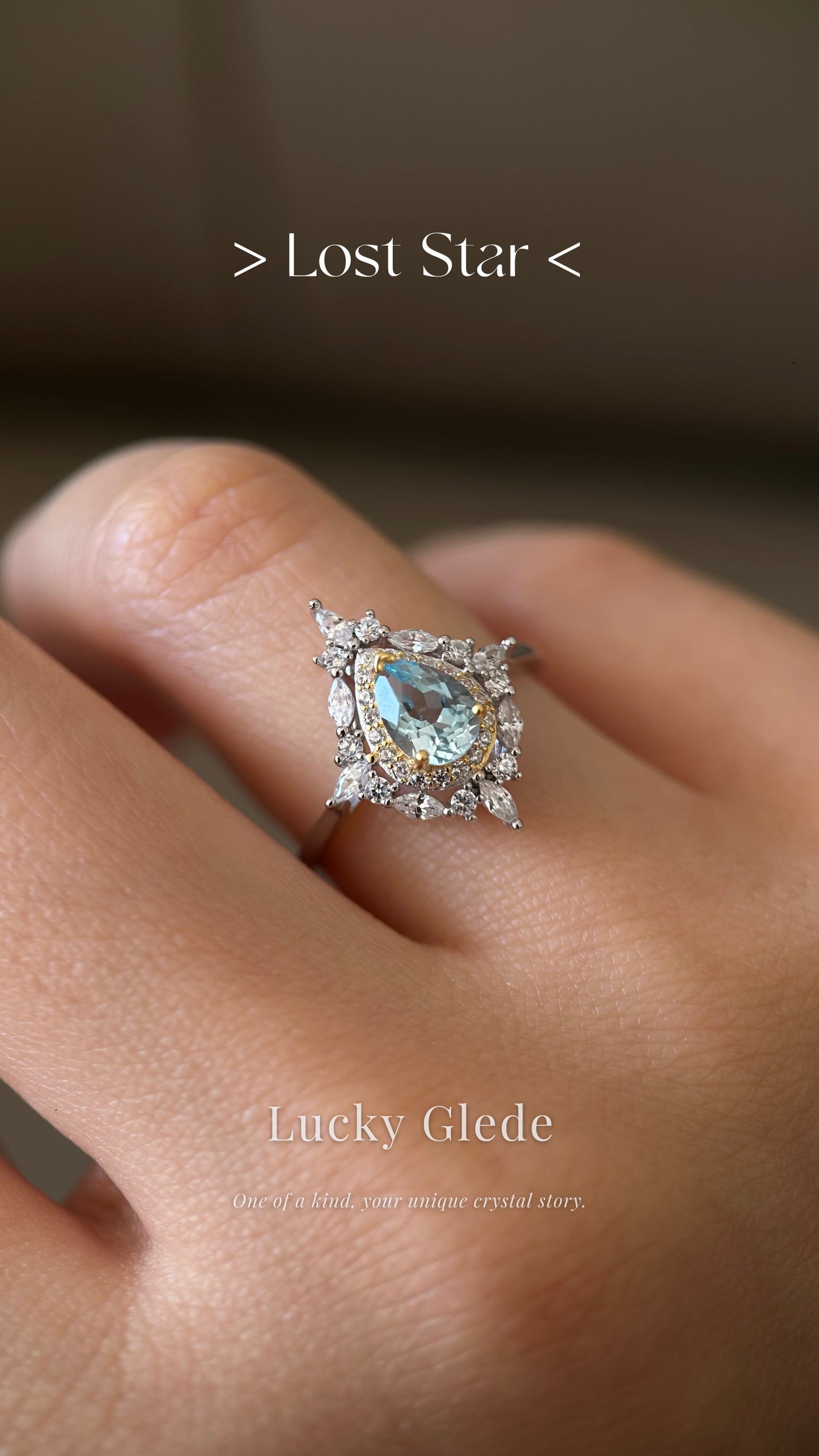 Celestial Star Blue Topaz S925 Ring