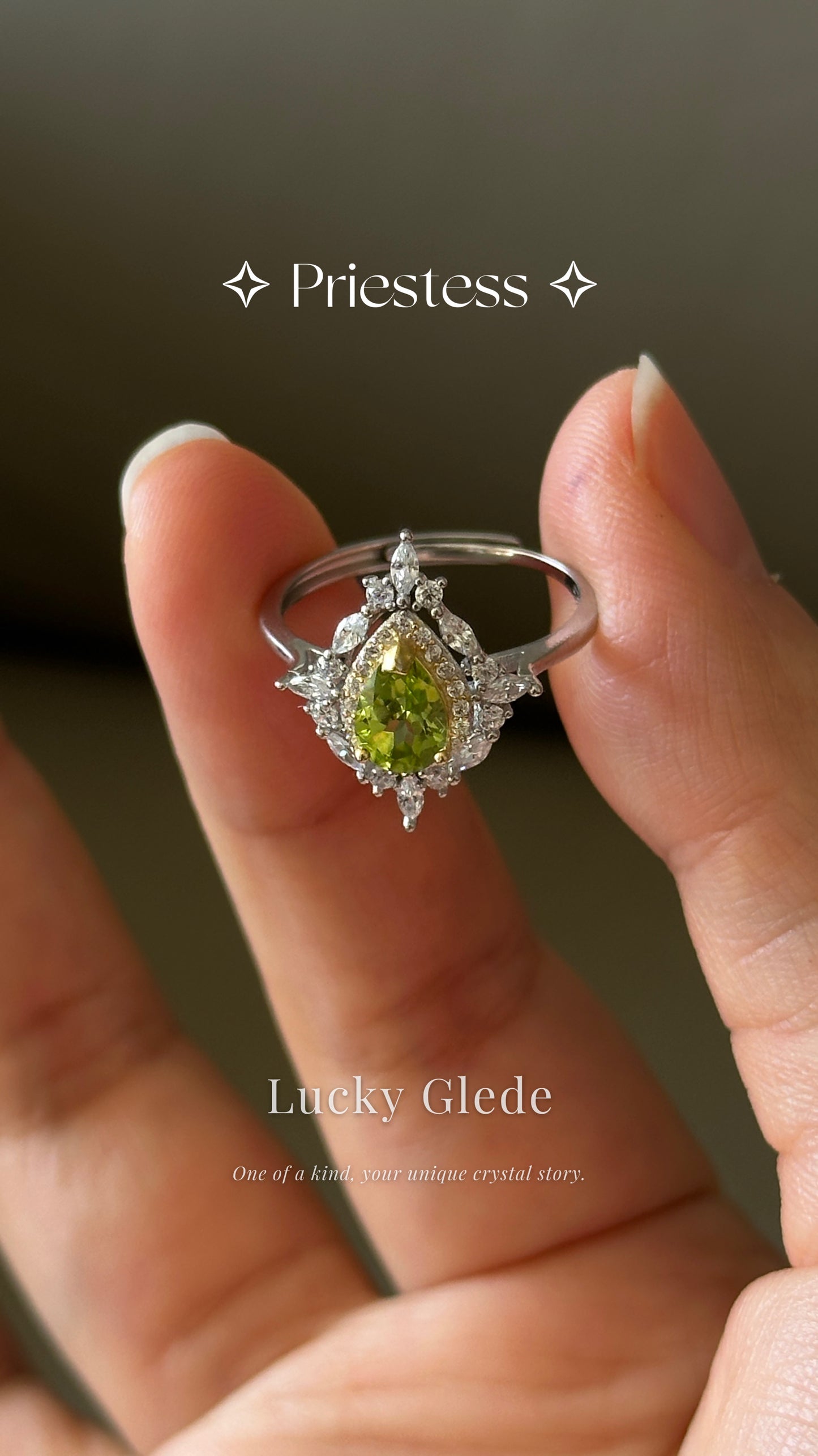 Celestial Star Peridot S925 Ring