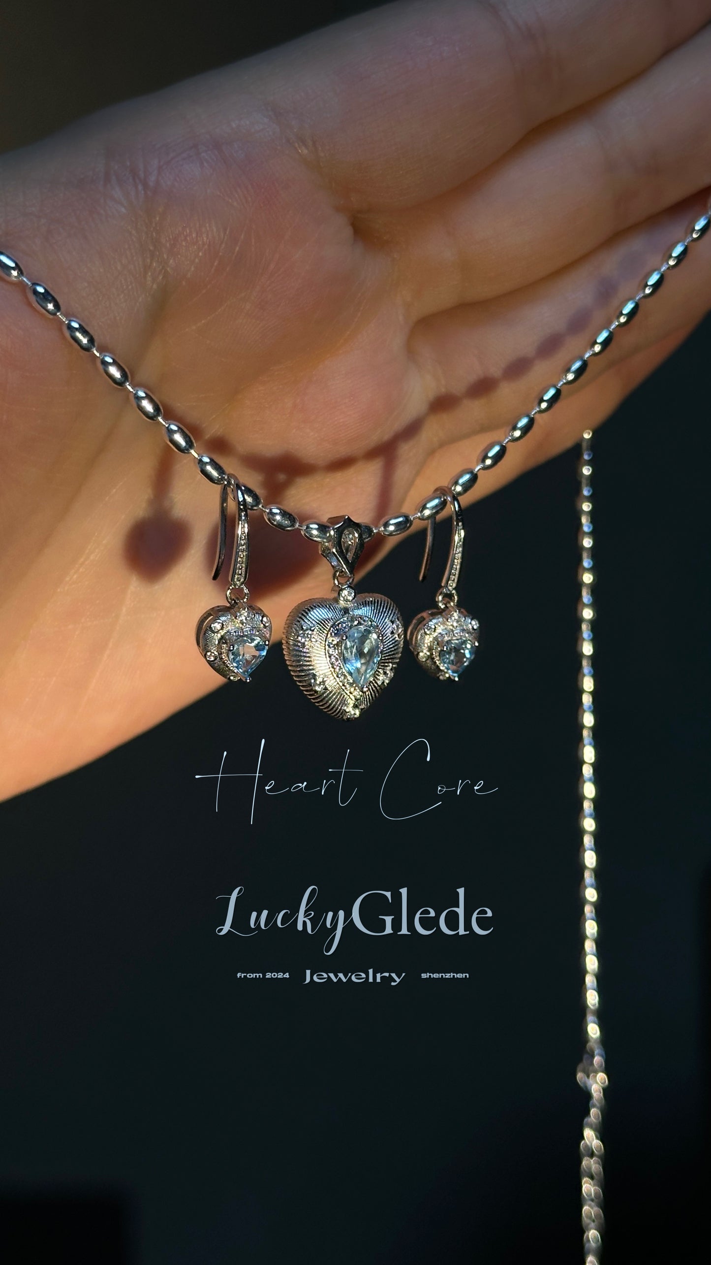 Heart Core Silver Pendant