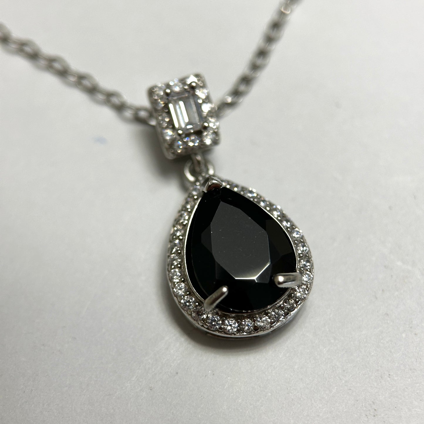 Natural Black Spinel Jewelry Set