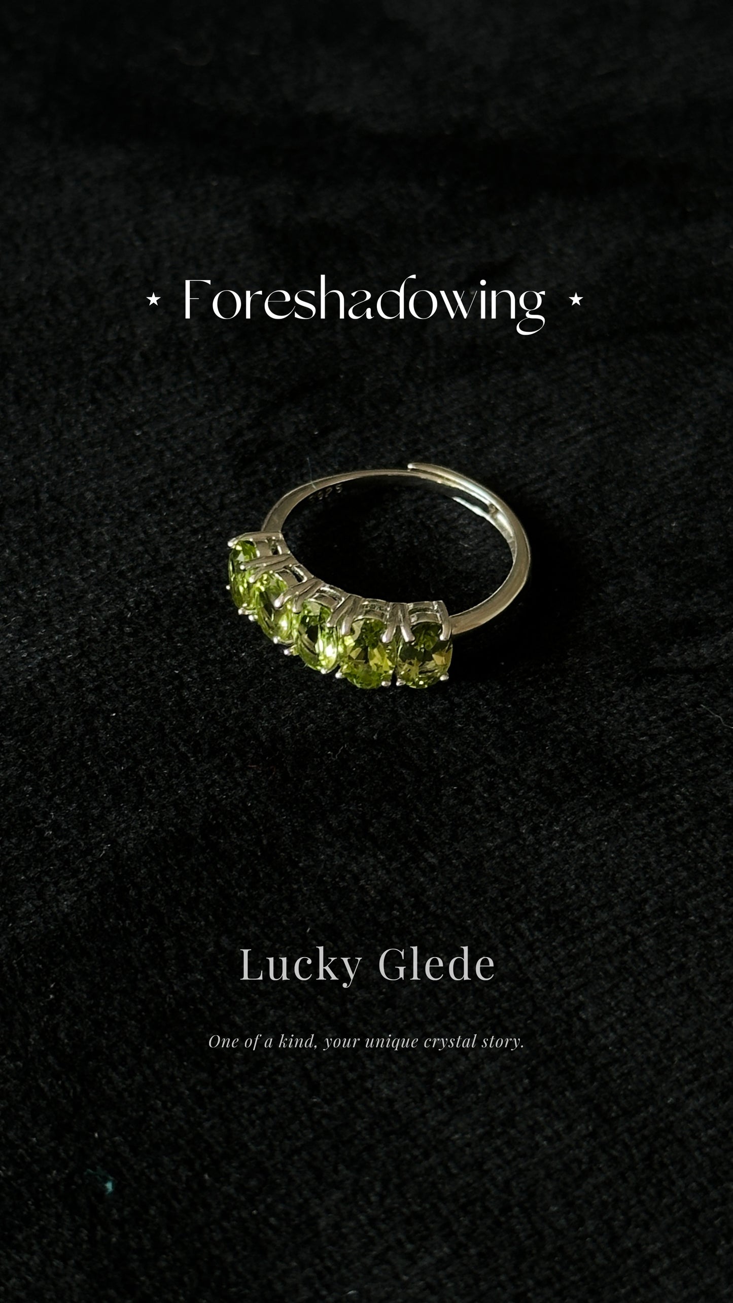 Trendsetter Peridot S925 Ring
