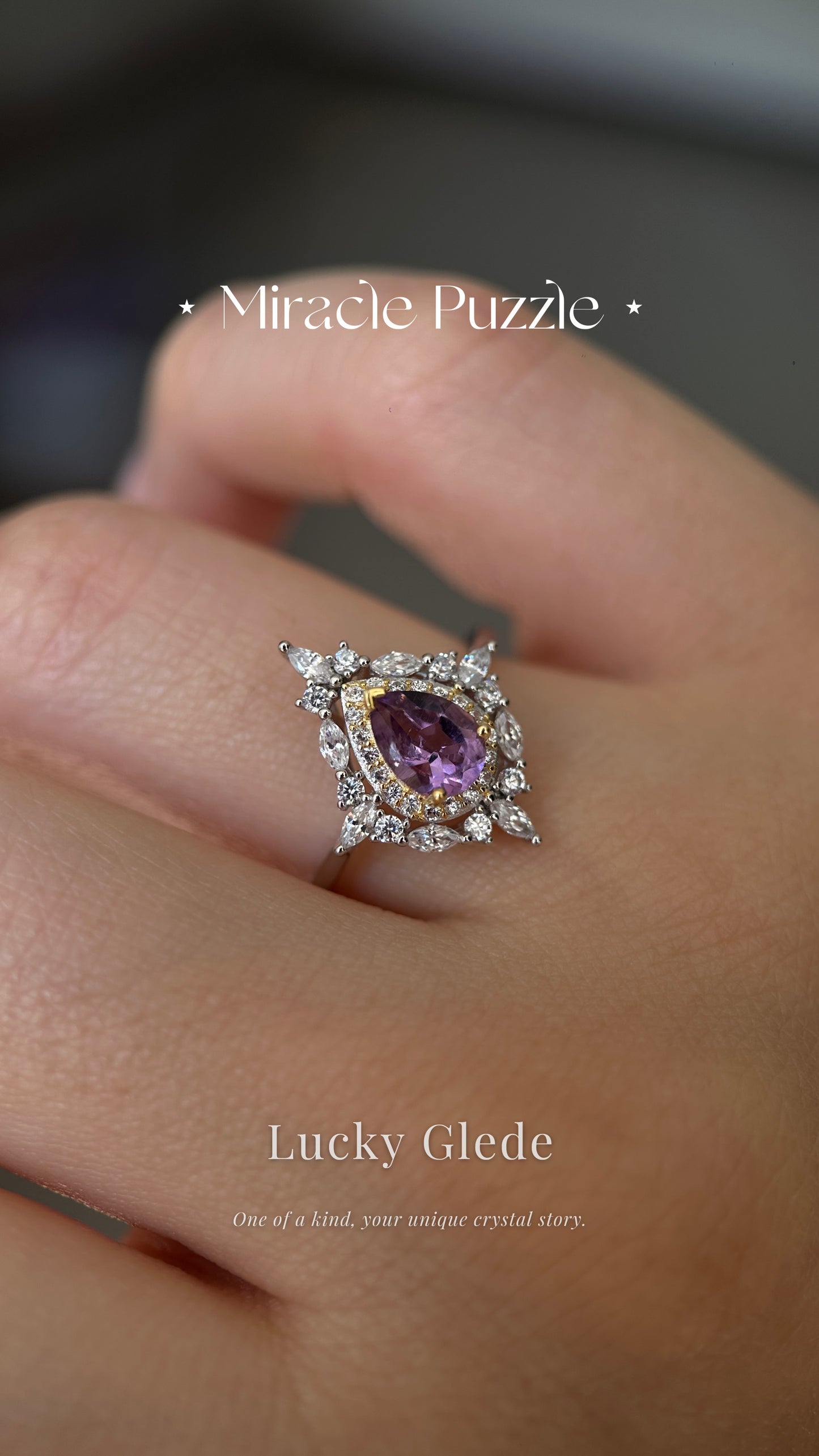 Celestial Star Amethyst S925 Ring
