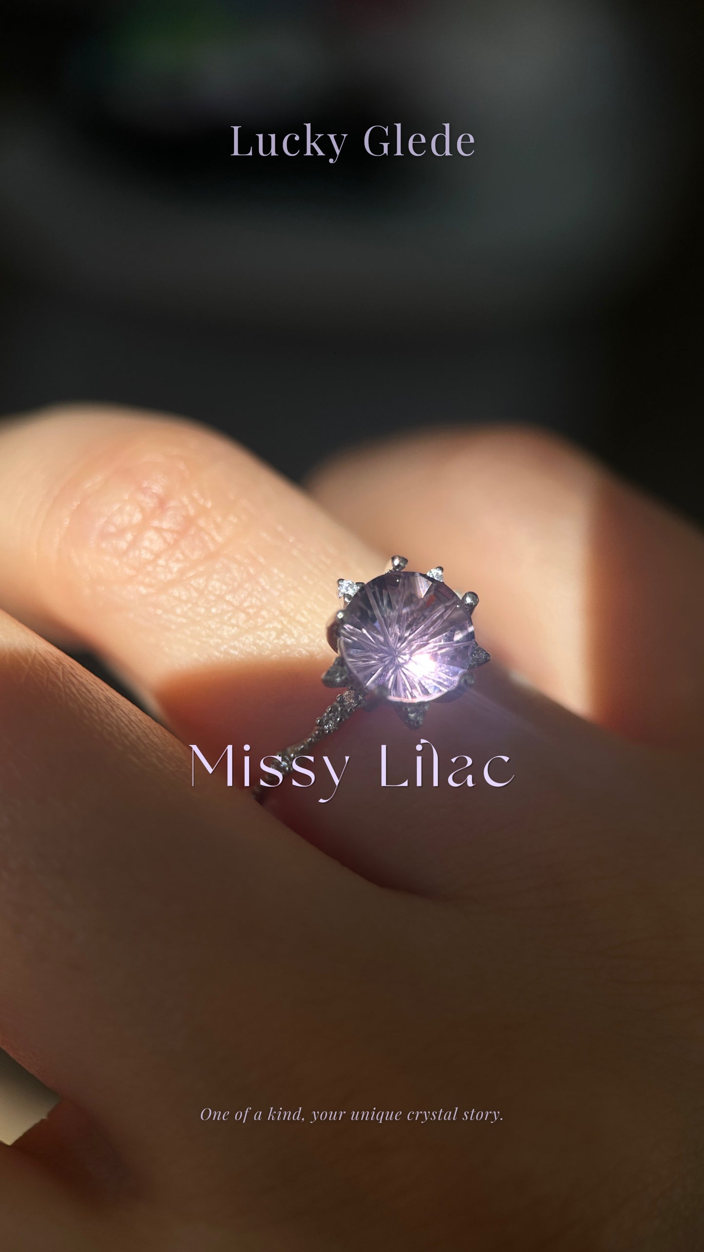 Fireworks Flash Amethyst S925 Ring