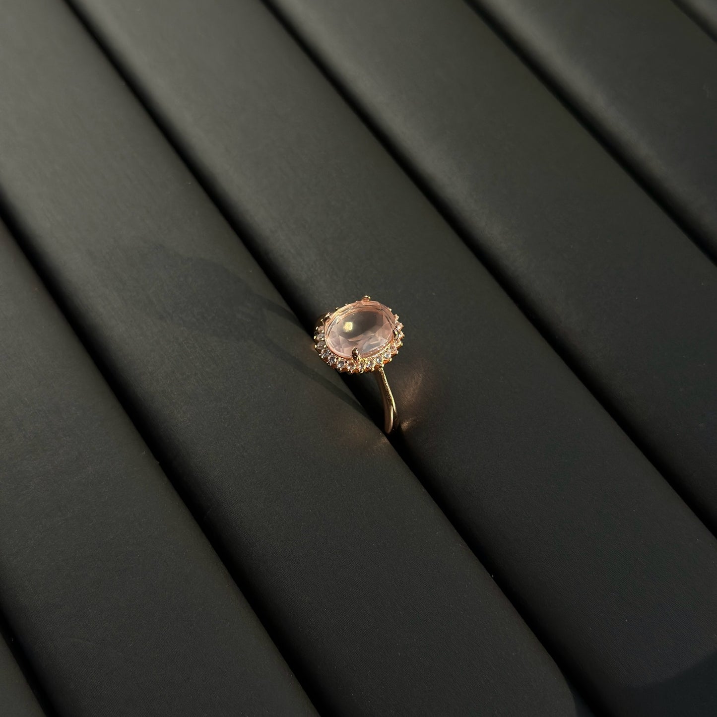 Spring Whisper Rose Quartz S925 Ring
