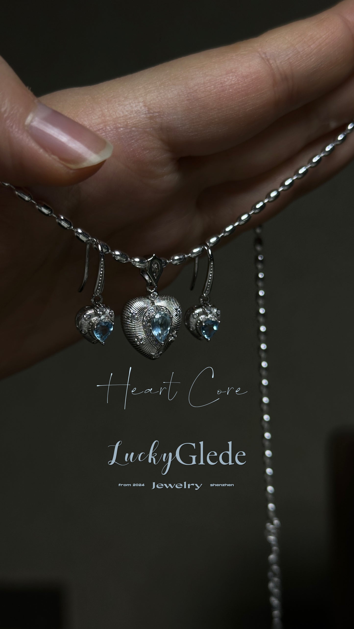 Heart Core Silver Pendant