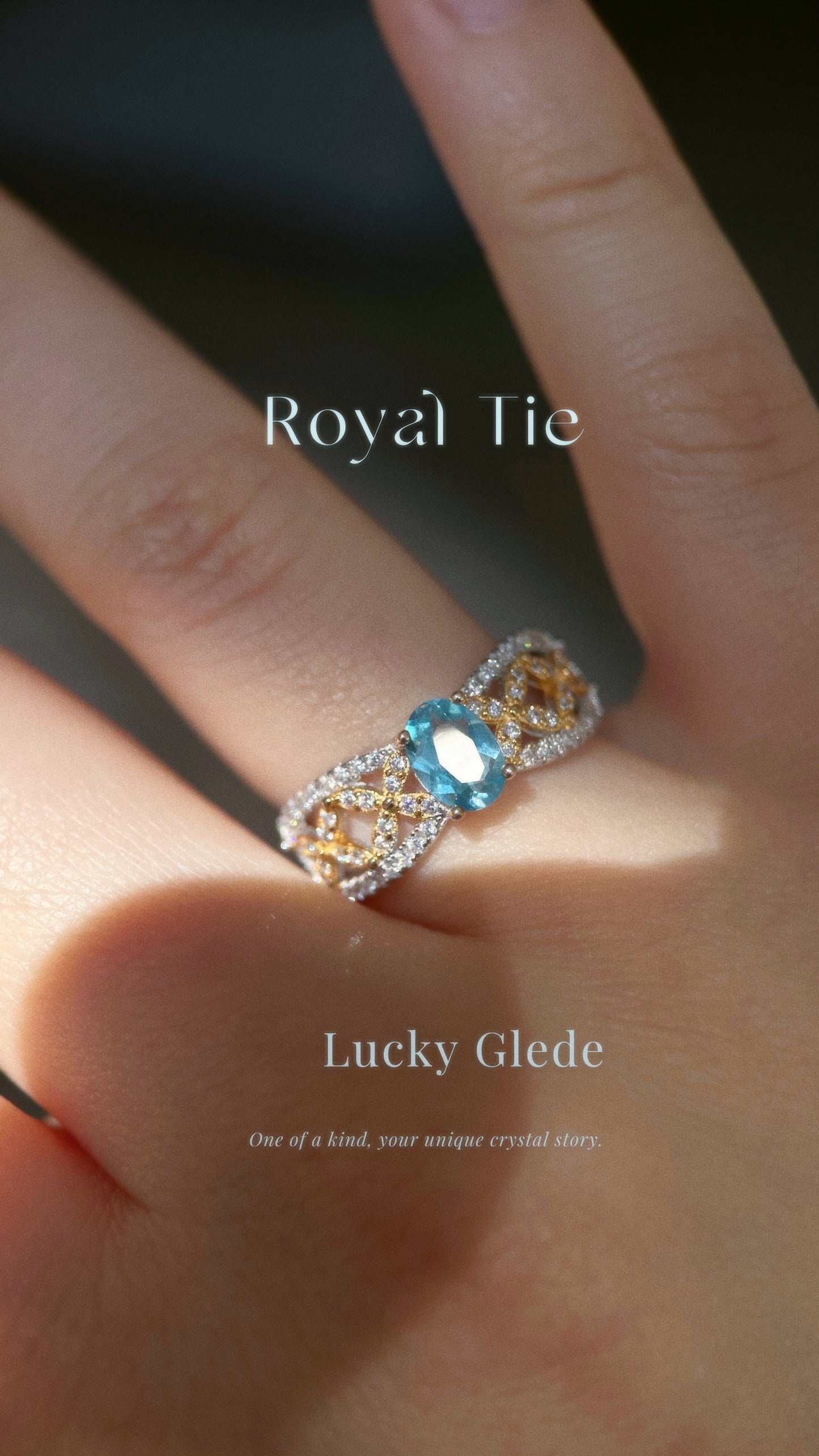 Cosmic Dance Blue Topaz S925 Ring