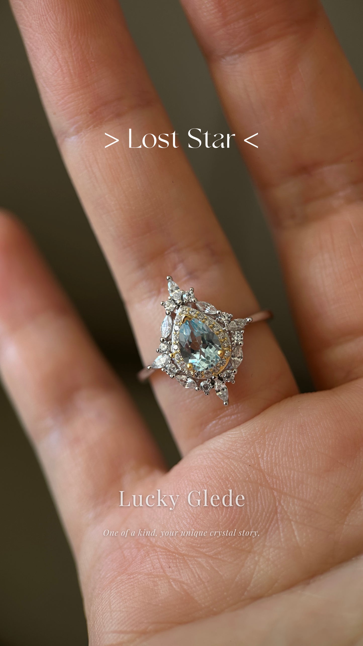 Celestial Star Blue Topaz S925 Ring