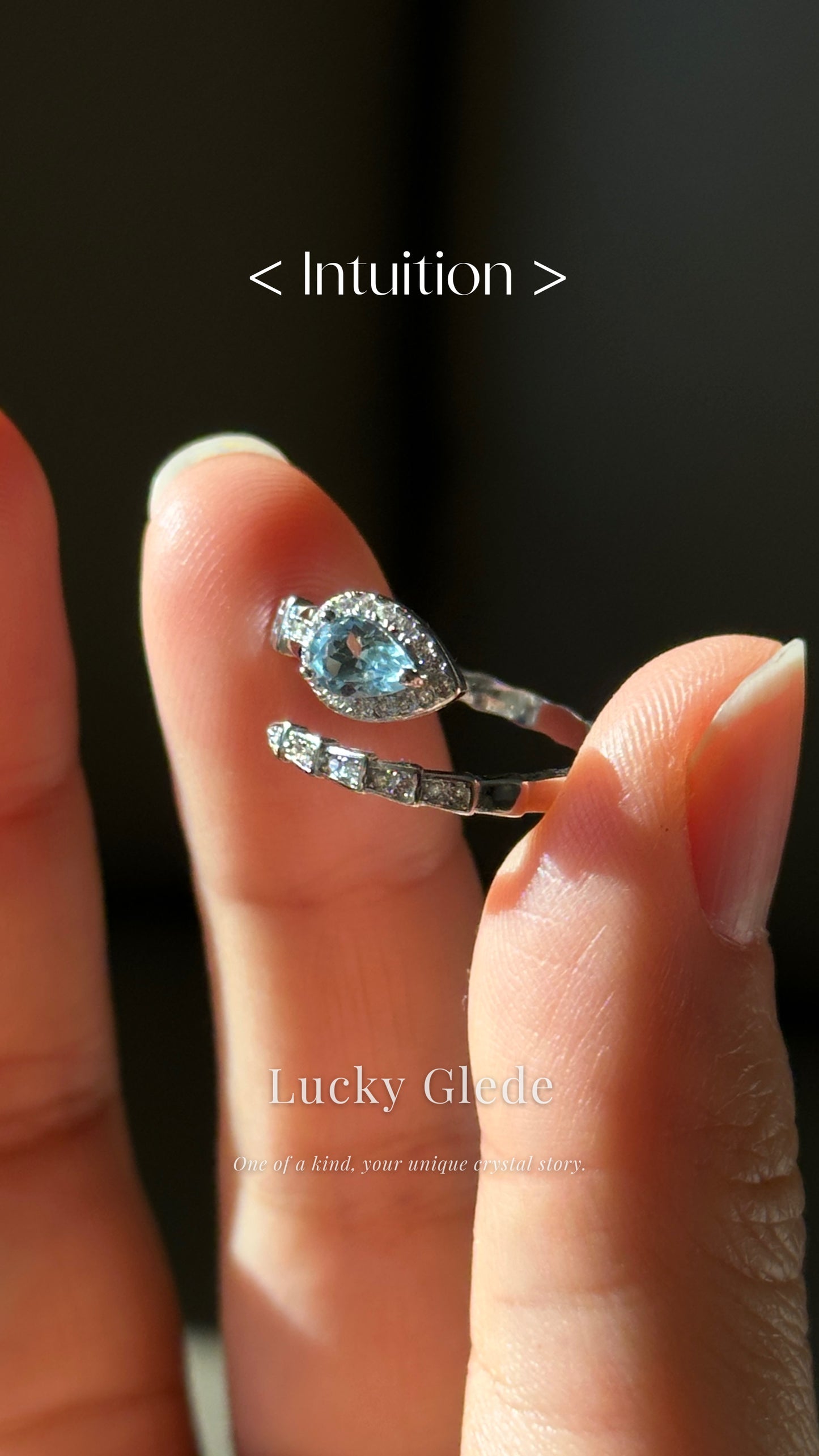 Serpent's Wisdom Blue Topaz S925 Ring