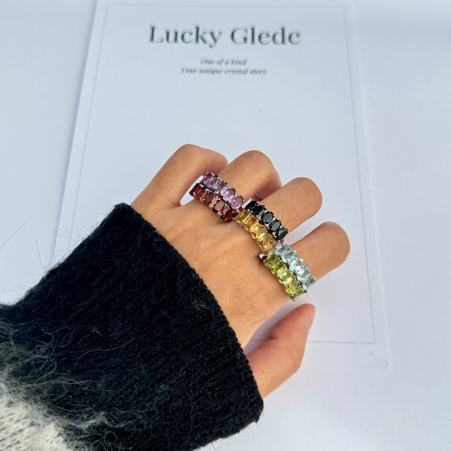 Trendsetter Black Spinel S925 Ring