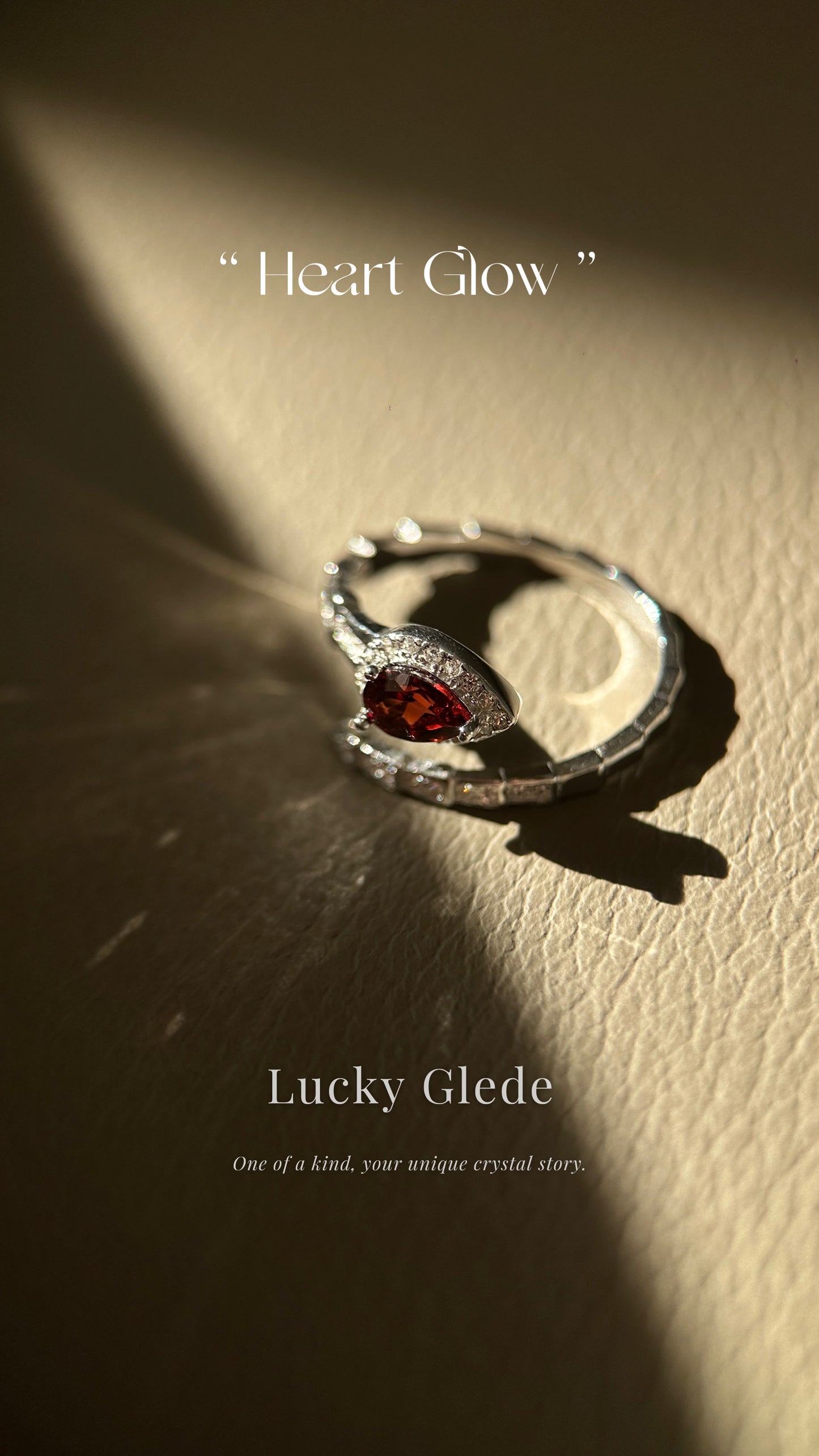 Serpent's Wisdom Garnet S925 Ring