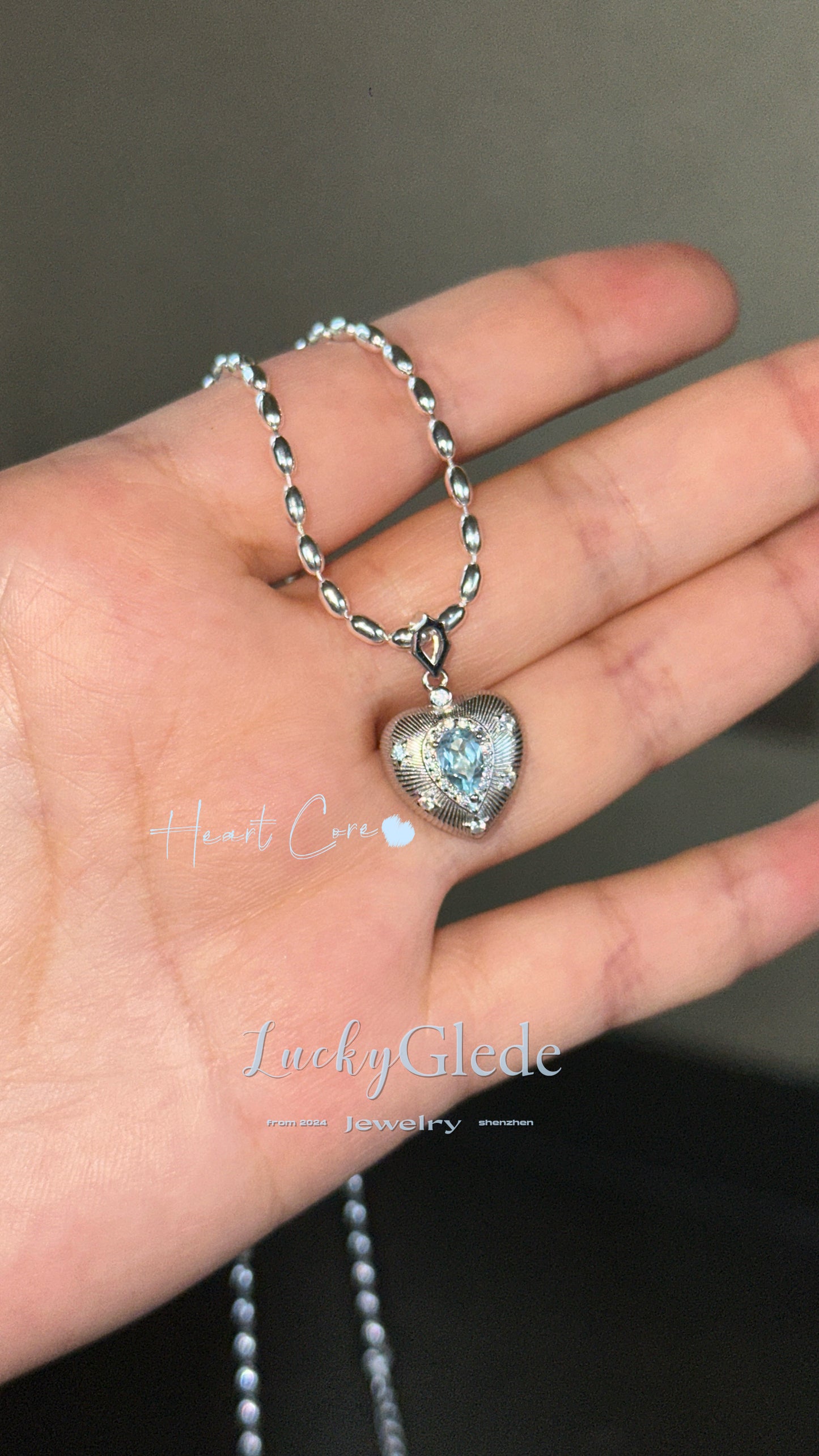 Heart Core Silver Pendant