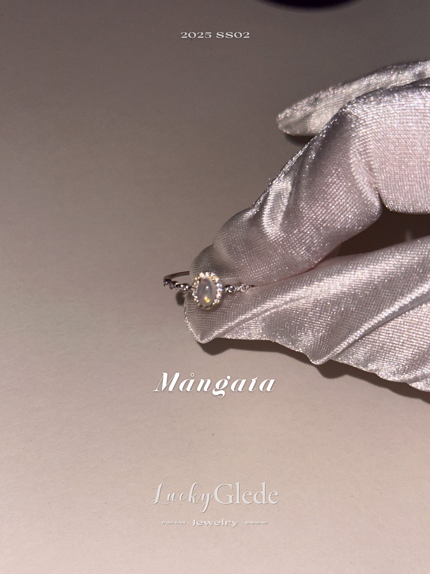 Natural Opal Stone Silver Ring