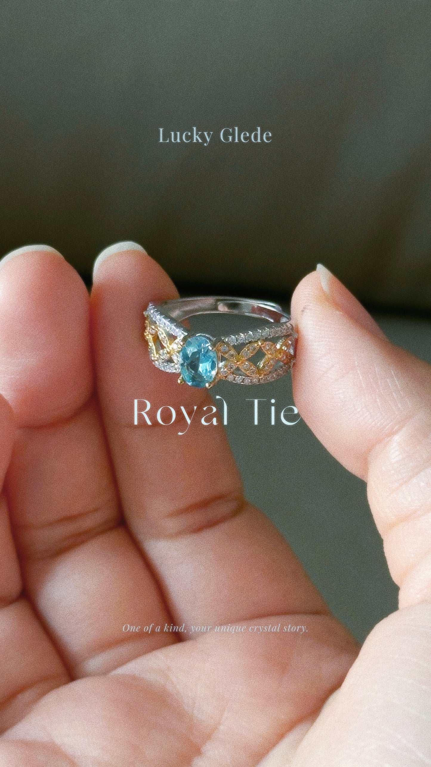 Cosmic Dance Blue Topaz S925 Ring