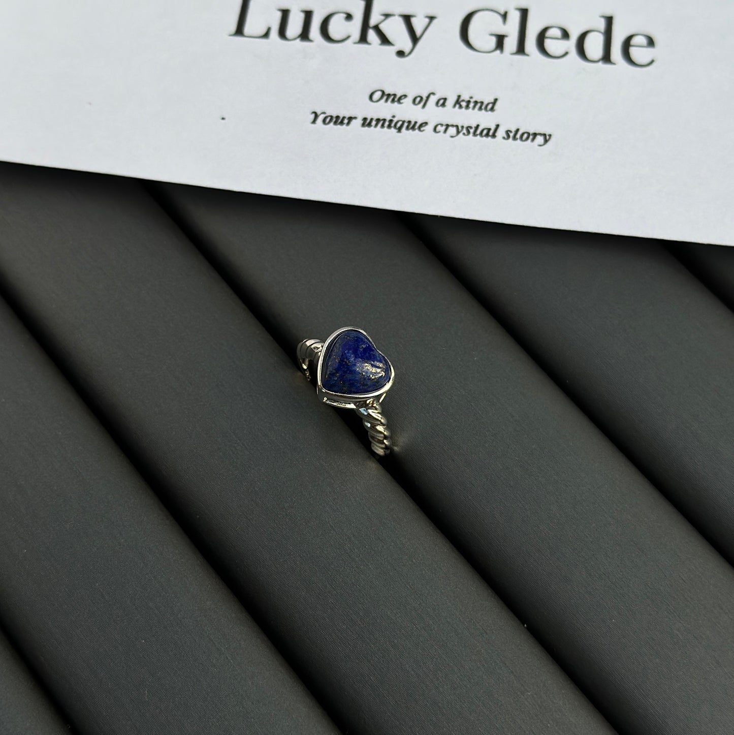 Heart Lapis Lazuli S925 Ring