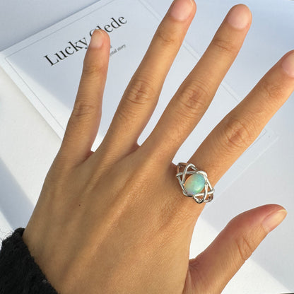 Eternal Glow Opal S925 Ring