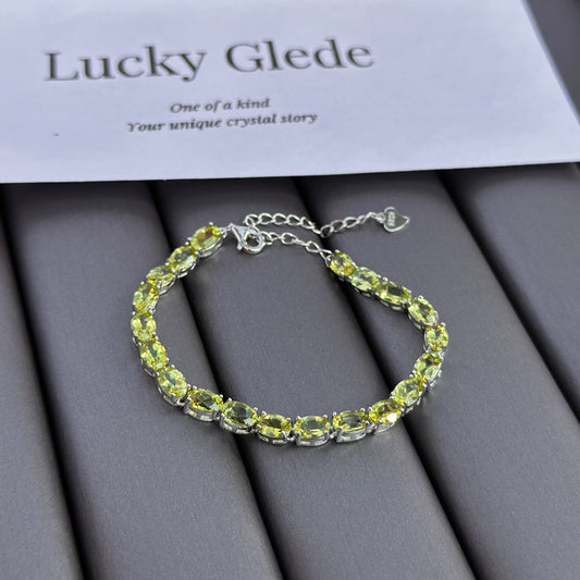 Trendsetter Peridot S925 Bracelet