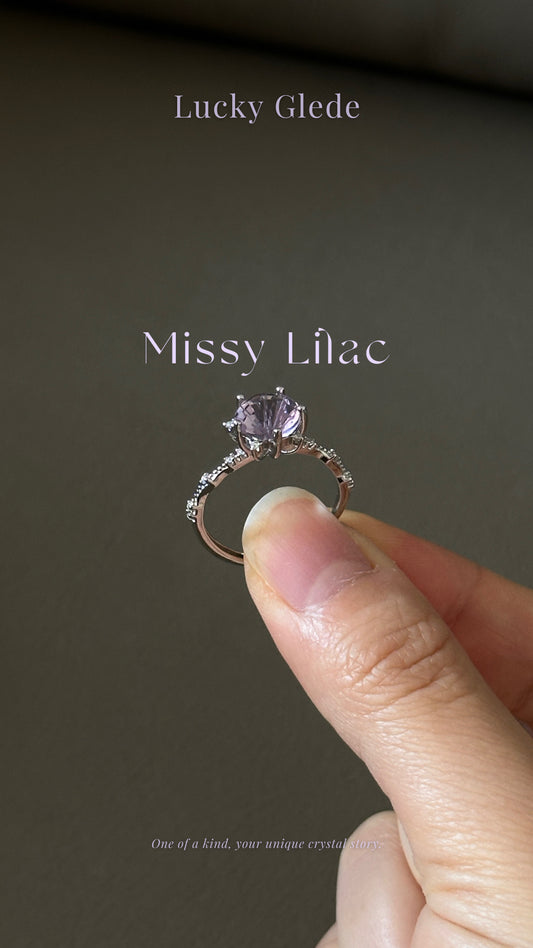 Fireworks Flash Amethyst S925 Ring