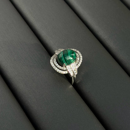 Planet Malachite S925 Ring