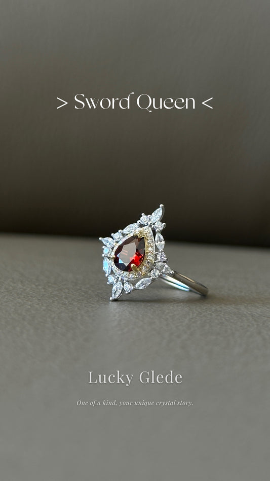 Celestial Star Garnet S925 Ring