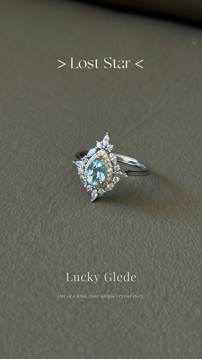 Celestial Star Blue Topaz S925 Ring